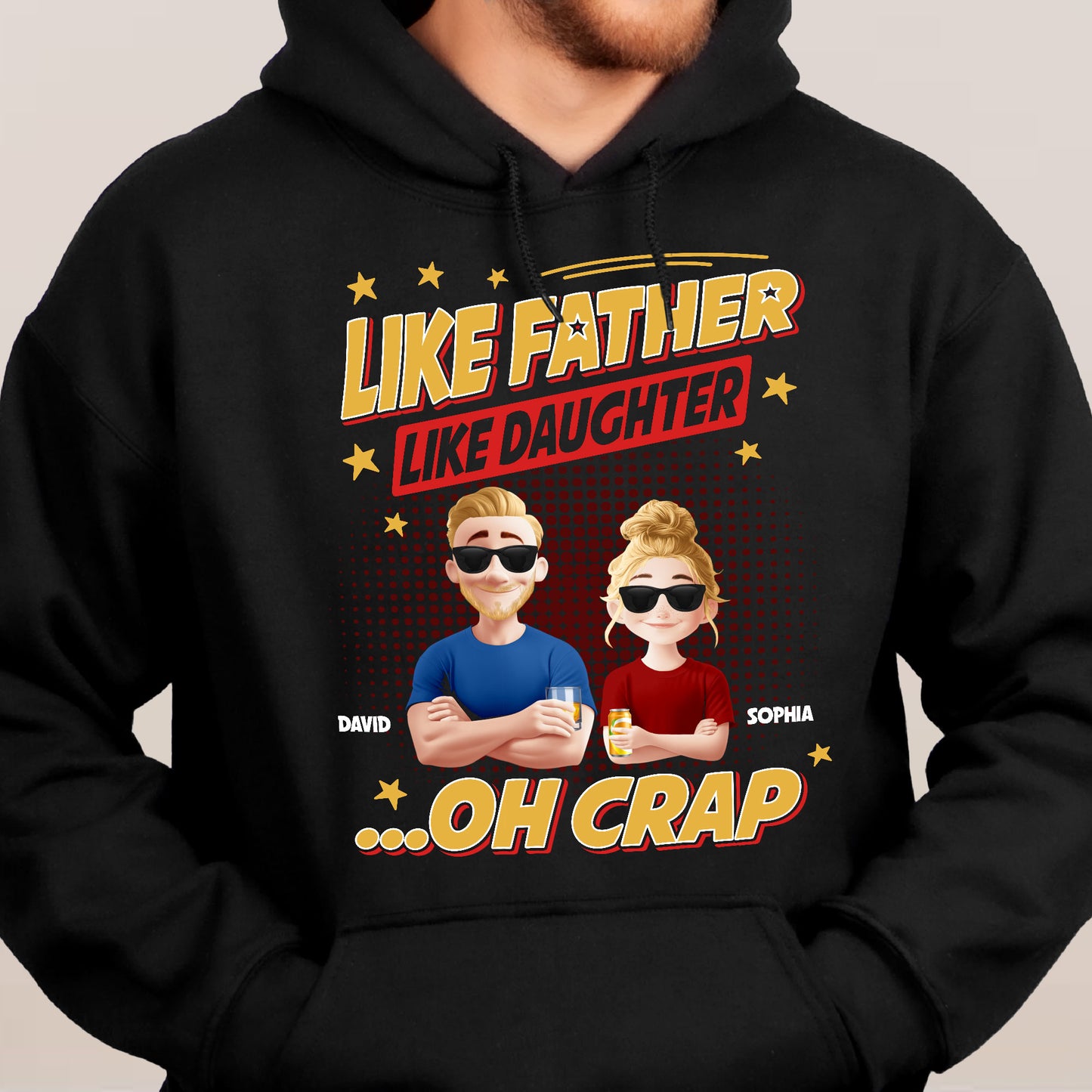 Like Father Like Daughter - New Style - Personalized Shirt