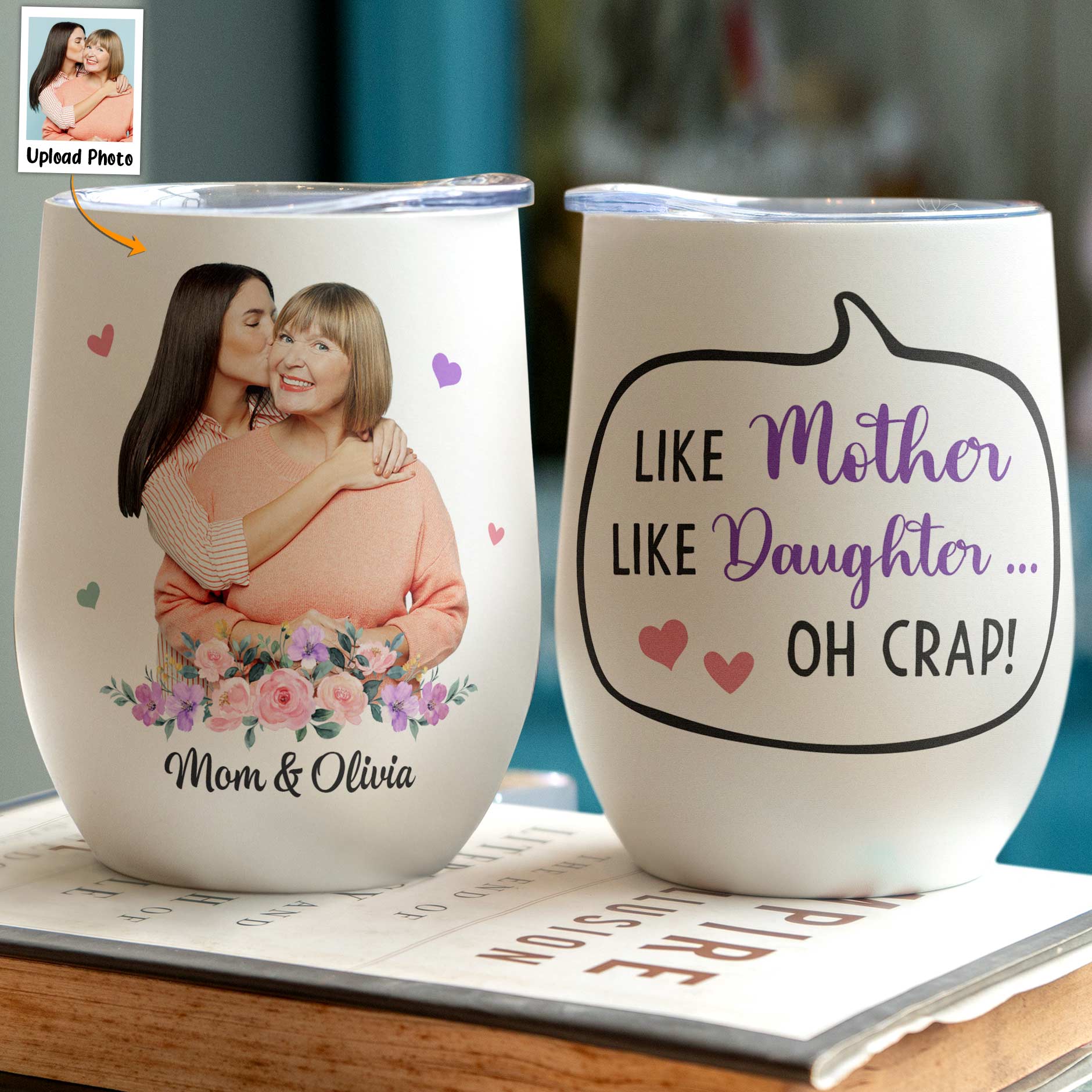 Like Mother Like Daughter - Personalized Tumbler Cup – Macorner