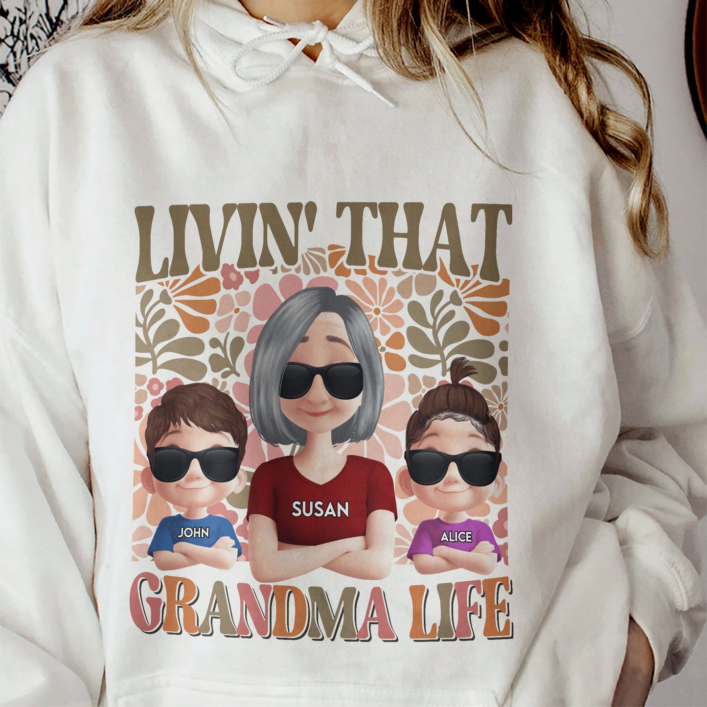 Livin' That Grandma Life - Personalized Shirt
