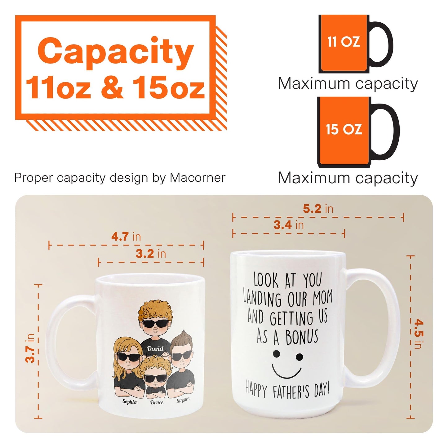 Look At You Stepdad - Personalized Mug - Birthday, Father's Day Gift For Stepdad, Bonus Dad, Dad, Stepfather