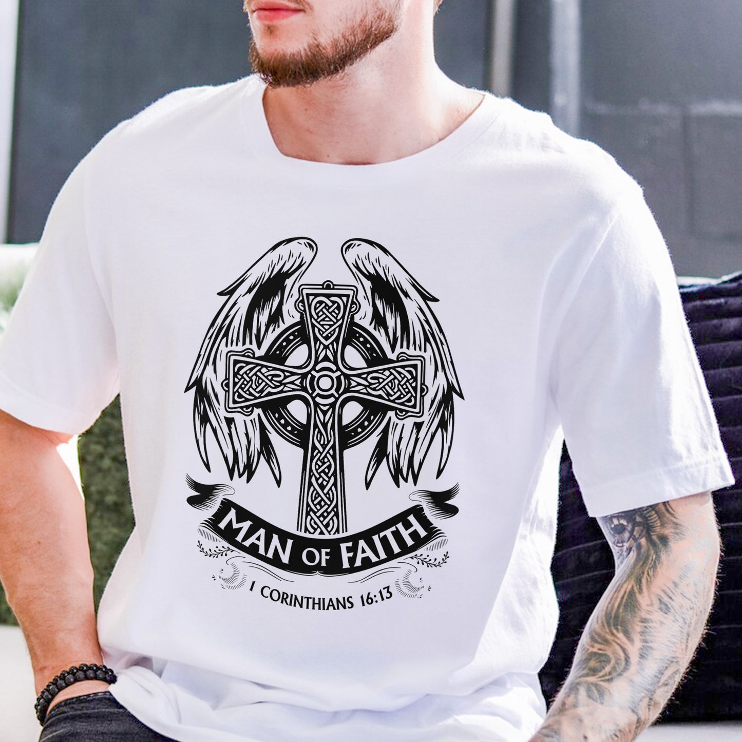 Man Of God Religious Gift For Him - Personalized Comfort Tee