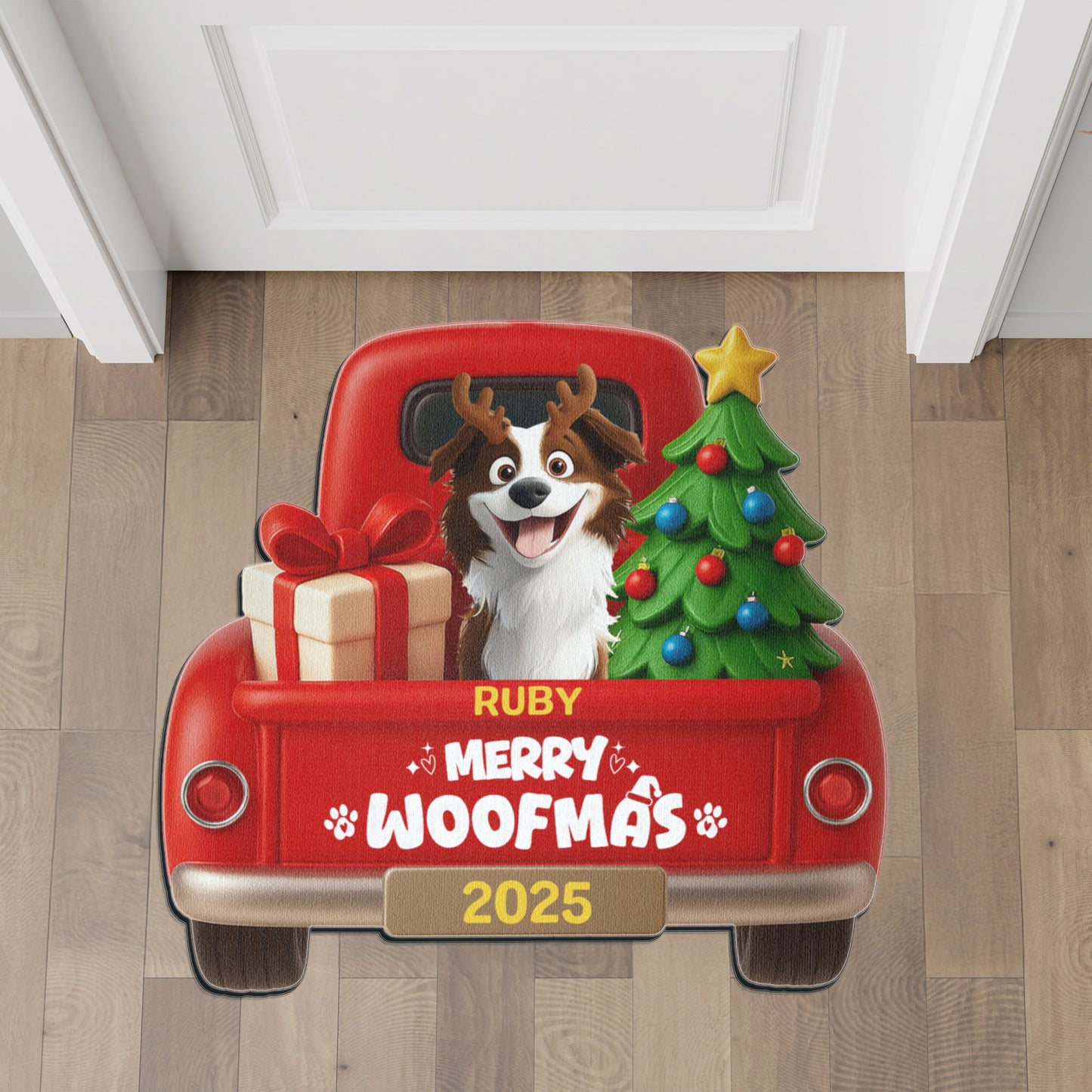Merry Christmas Pet Lovers - Personalized Doormat
