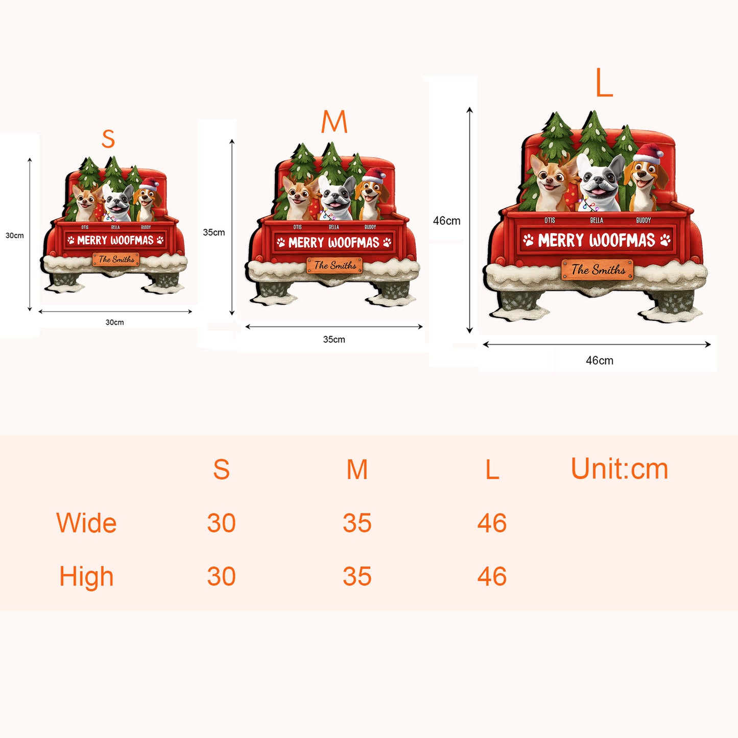 Merry Woofmas - Personalized Wood Sign