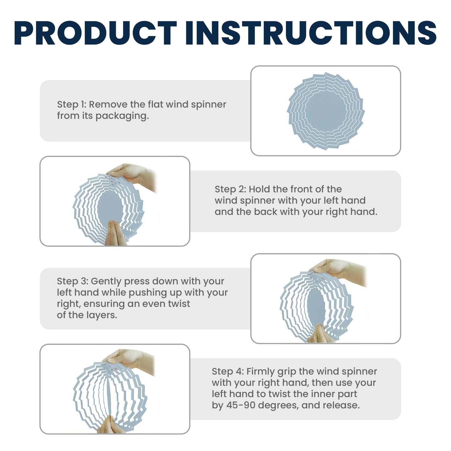 Monogram Letter Garden Spinner - Personalized Wind Spinner