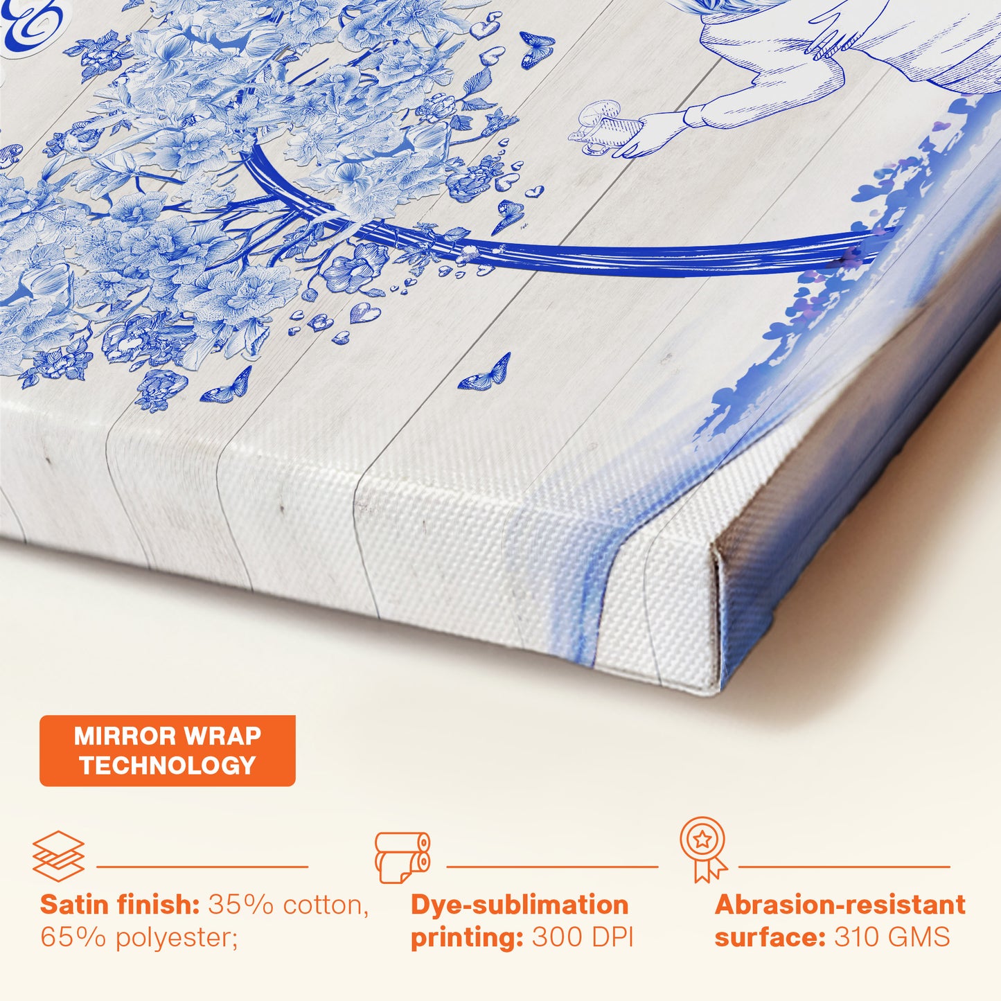 Mother And Daughers Toile De Jouy - Personalized Poster/Canvas