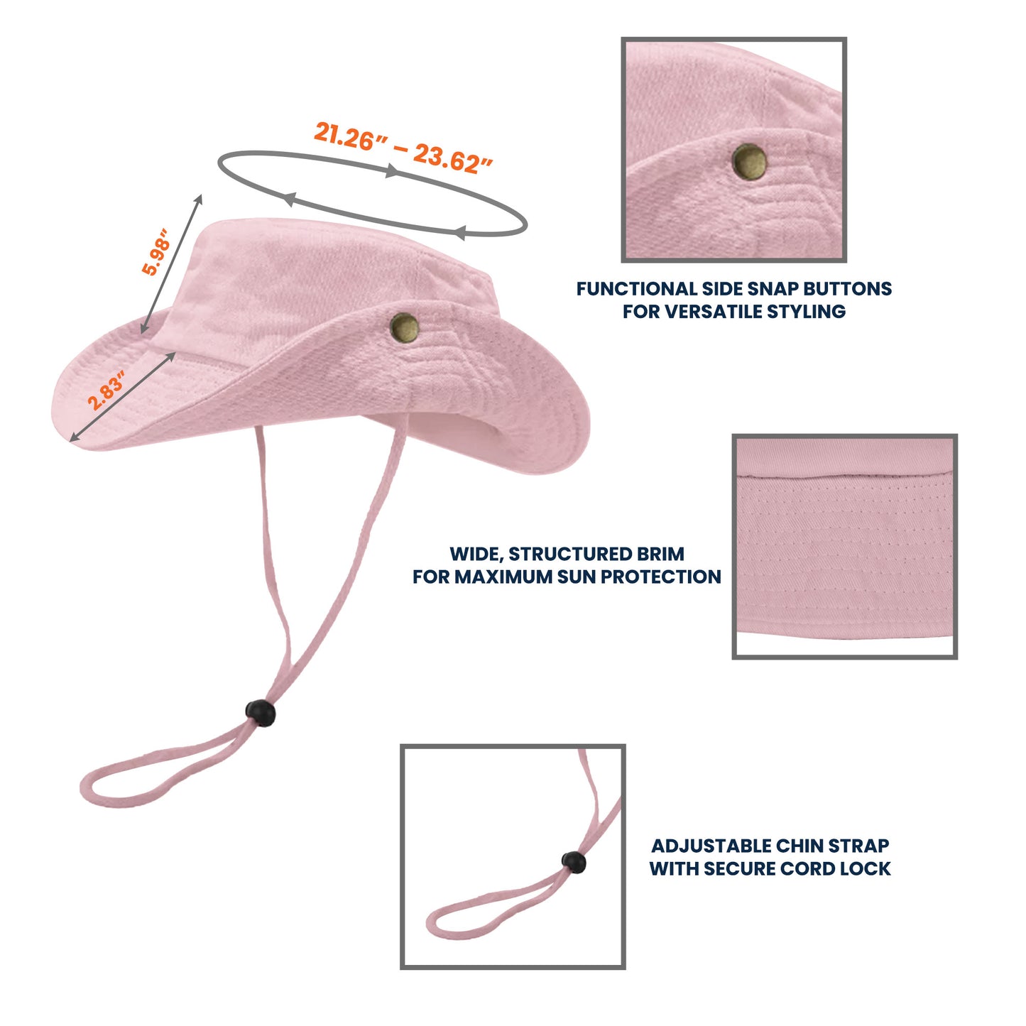 My Own Flower Birthday Cartoon Version - Personalized Bucket Hat