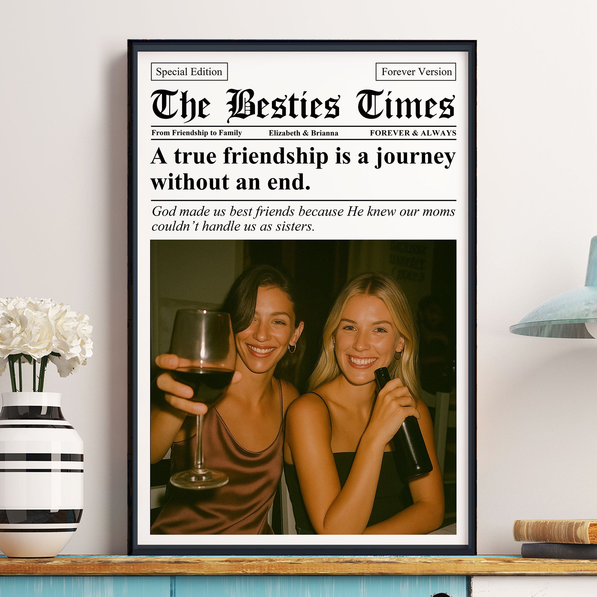 Newspaper The BFF Times - Upload Best Friend, Bestie Photo - Personali ...