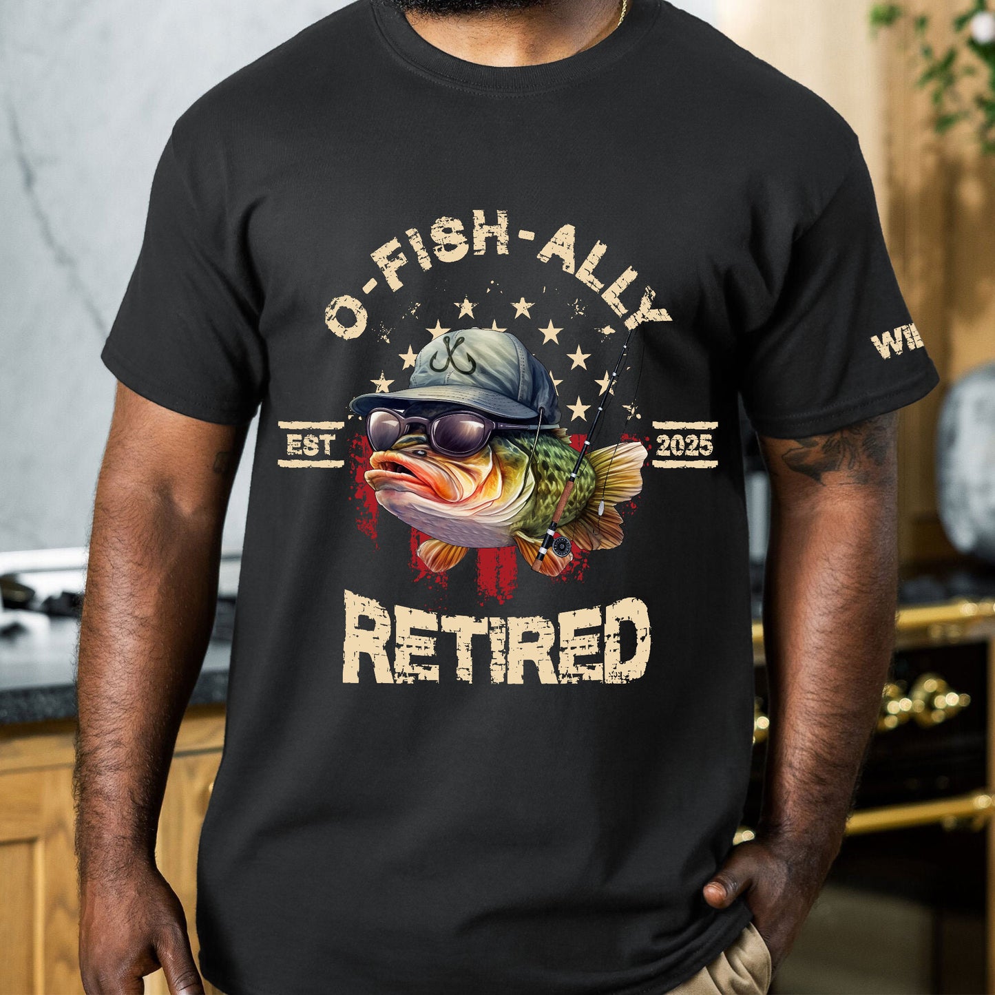O-Fish-Ally Retired - Retirement Gifts For Fishing Lovers - Personalized Shirt
