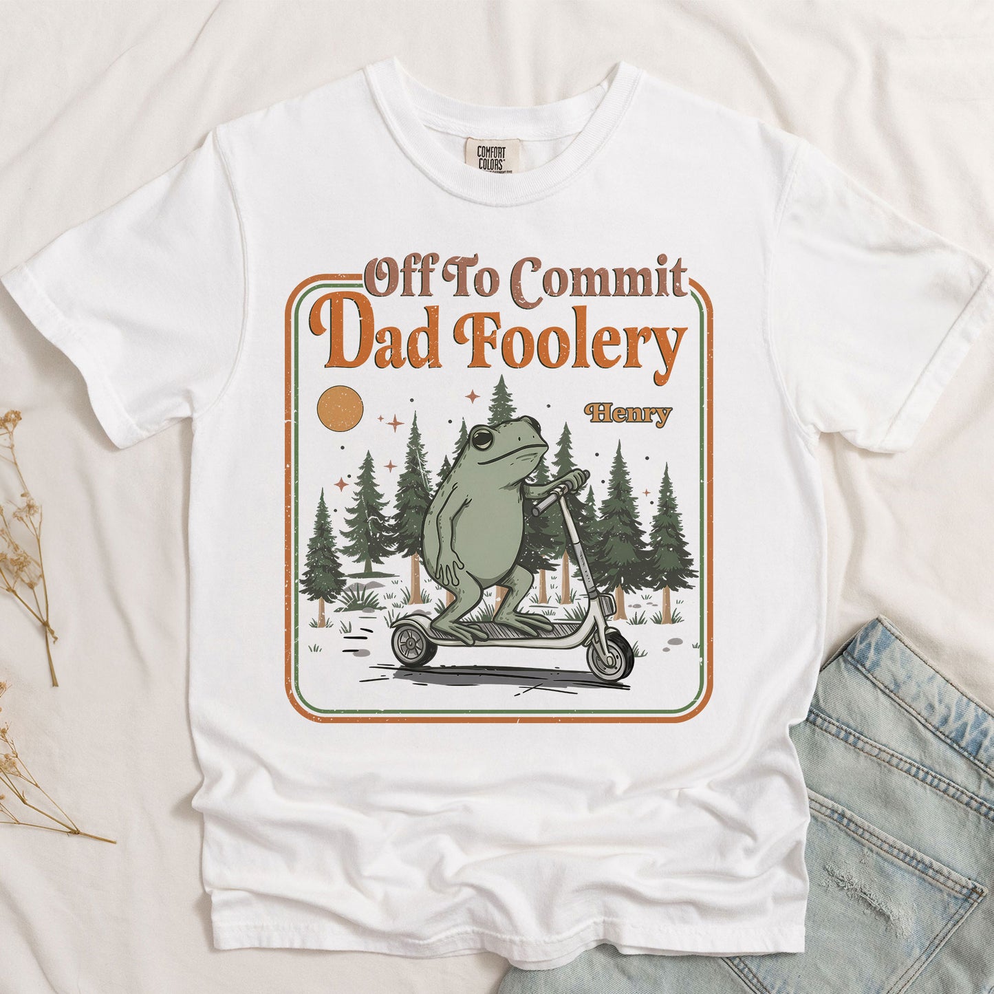 Off-To-Commit-Dad-Foolery-Humor-Gift-For-Him-Personalized-Shirt-4