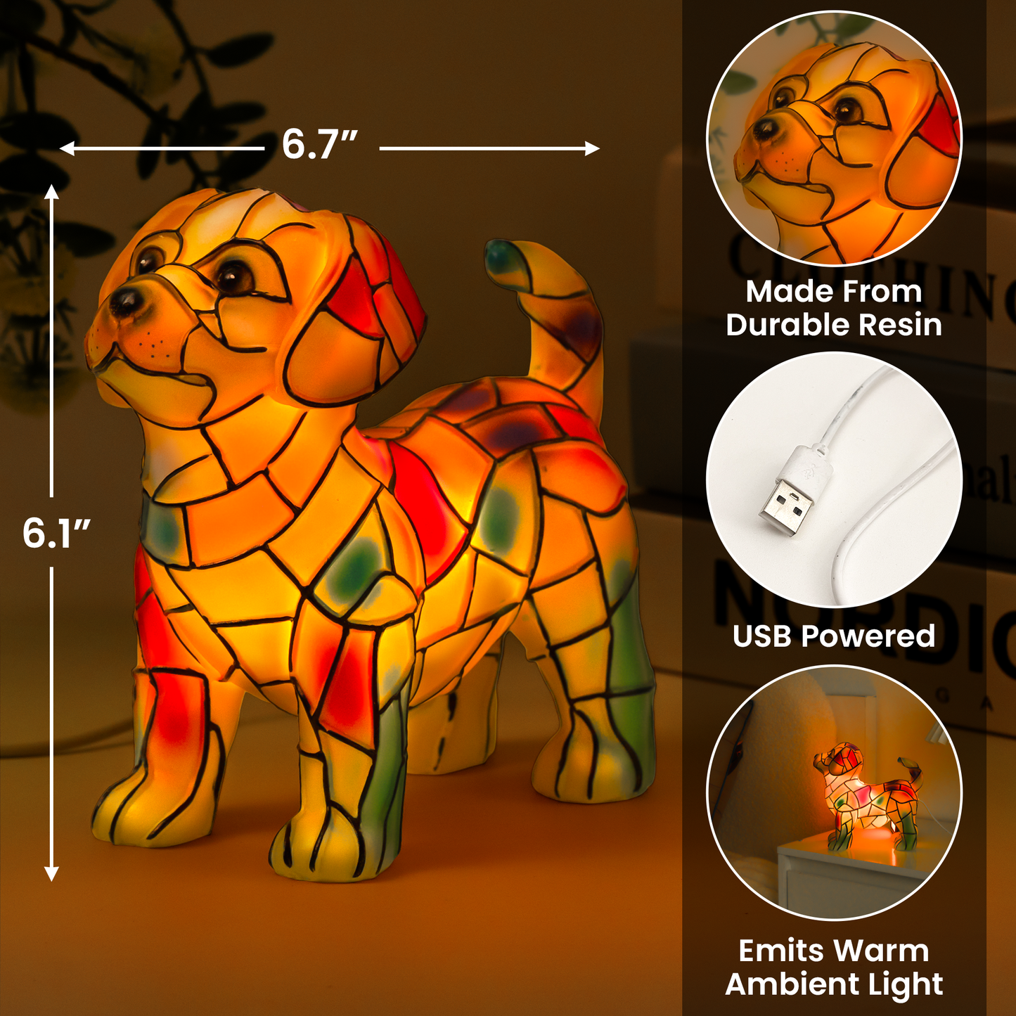 Personalized Labrador Retriever Lamp