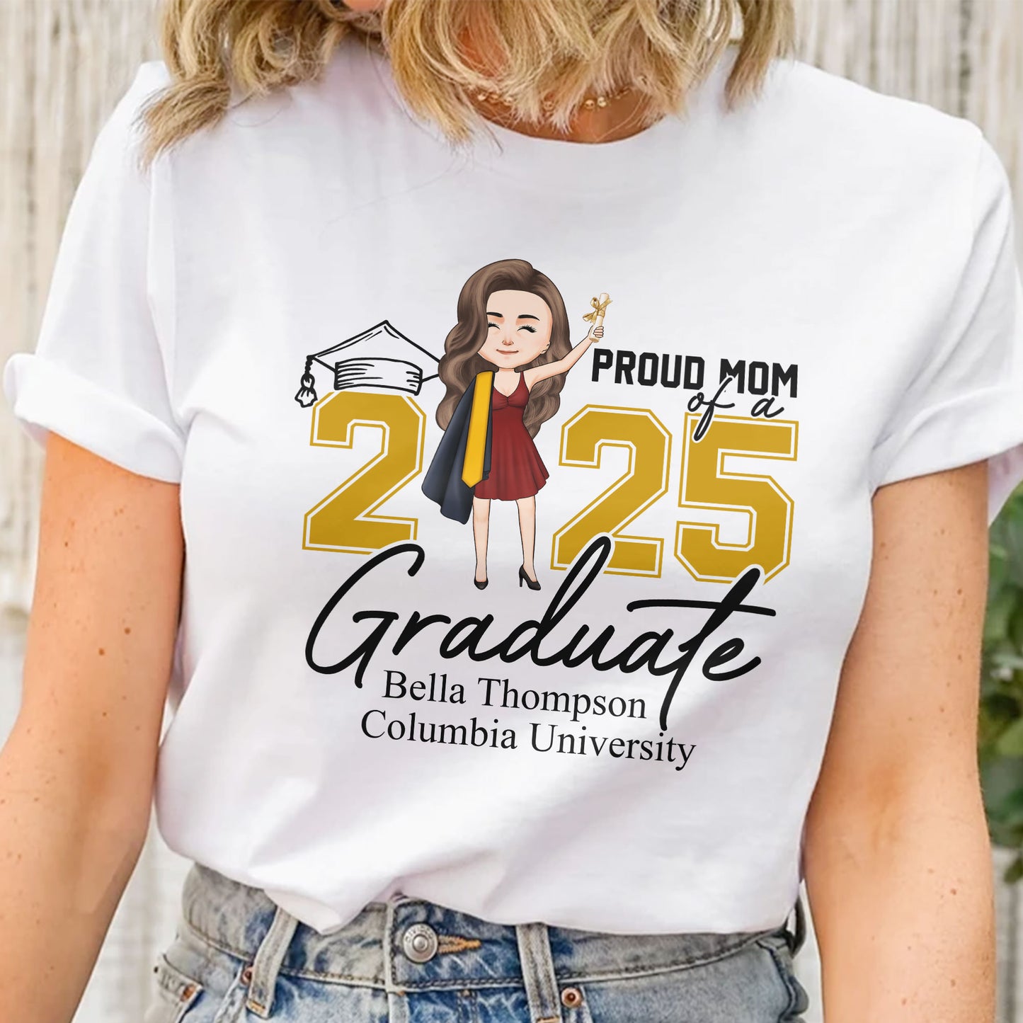 Proud Family Of A Graduate - Personalized Shirt