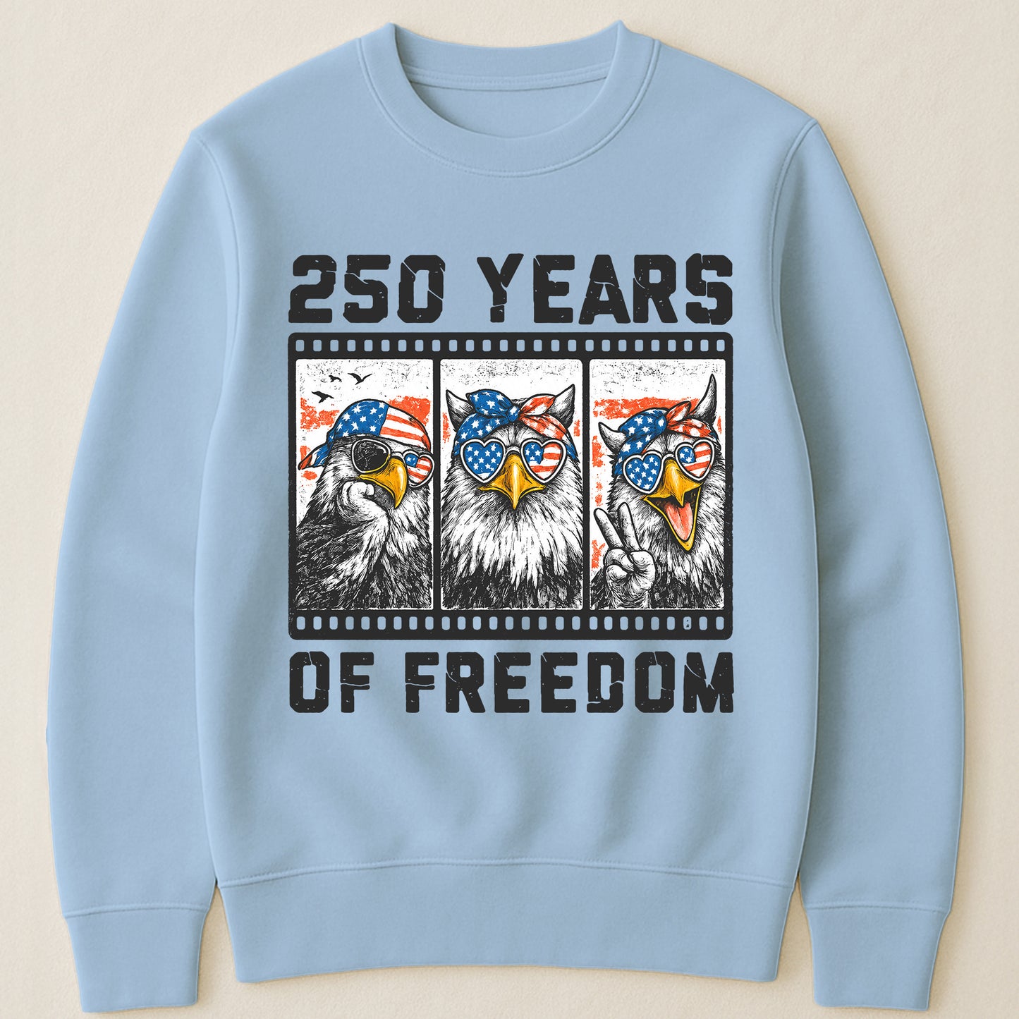 Funny Eagel 250 Years Happy - Shirt
