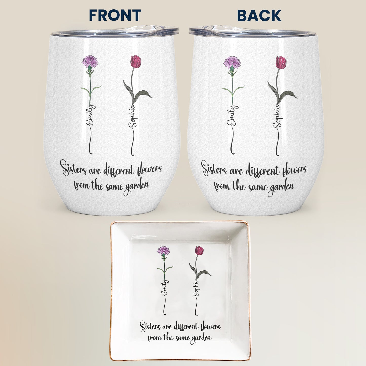 Sisters Are Different Flowers From The Same Garden - Gift Box Set