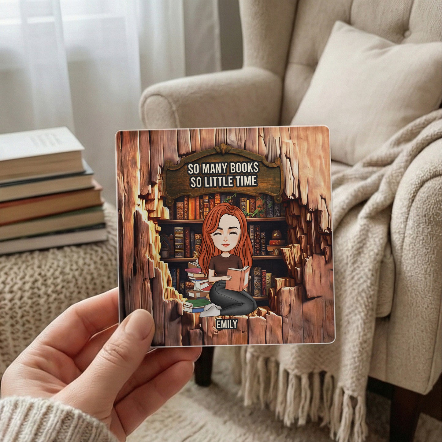 So-Many-Books-So-Little-Time.-Personalized-Coaster-10