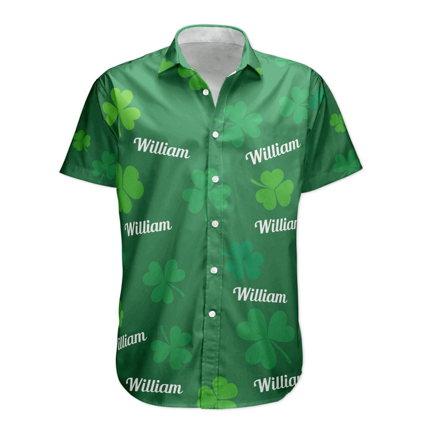 St.Patrick's Day Irish Shamrock Vintage Aloha Shirt - Custom Hawaiian Shirts