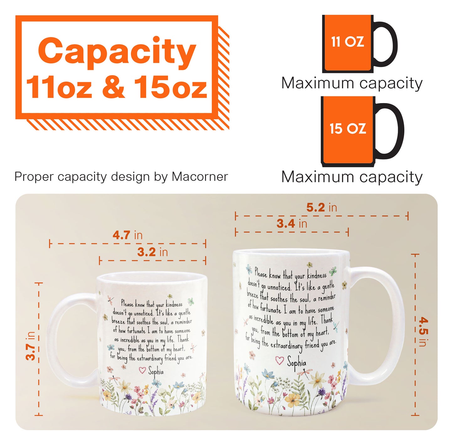 Thank You Gifts For Boss, Coworkers, Friends, Family - For Being The Extraordinary Friend - Personalized Mug