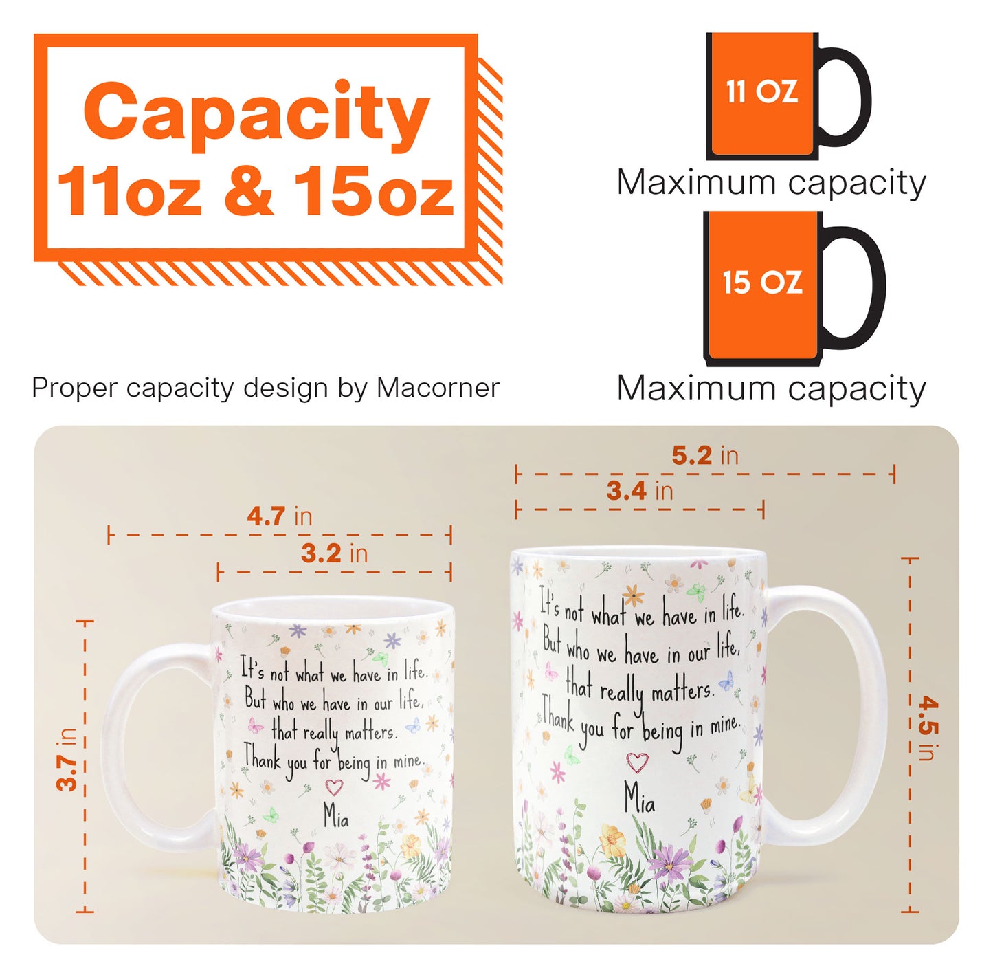 Thank You Mug - Mentor Appreciation For Coworkers, Family, Leader, Boss - Personalized Mug