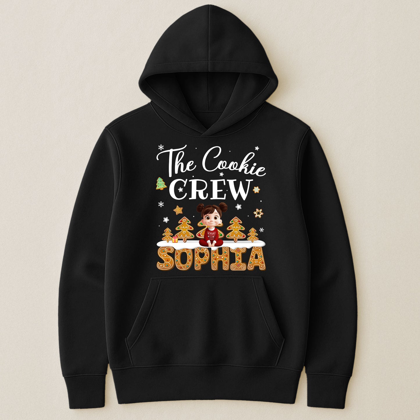 The Cookie Crew Matching Christmas Shirt For Family, Grandparents, Kids - Personalized Shirt