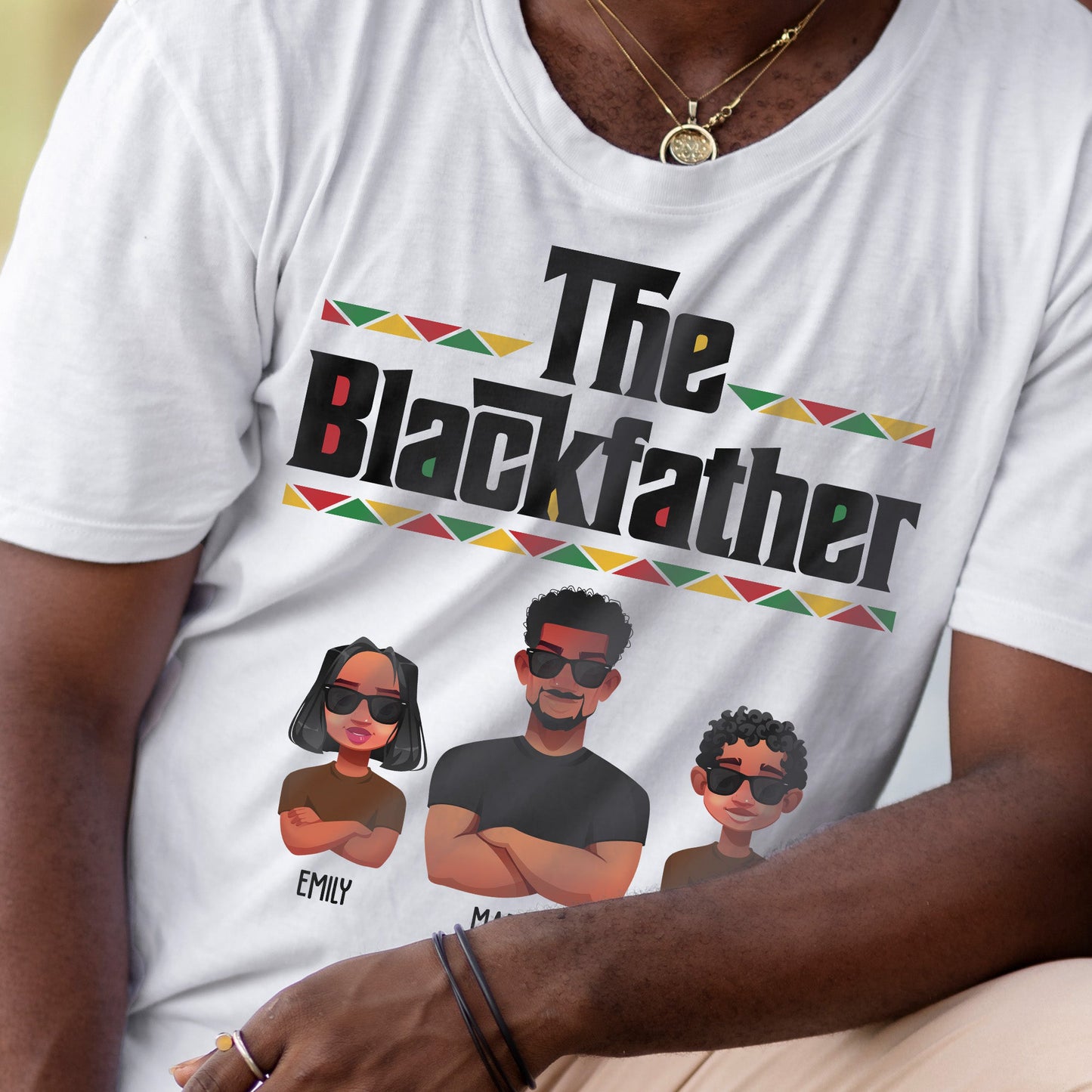 The_Black_Father_New_Version_Fathers_Day_Gift_For_Dad_Husband_Personalized_Shirt_5