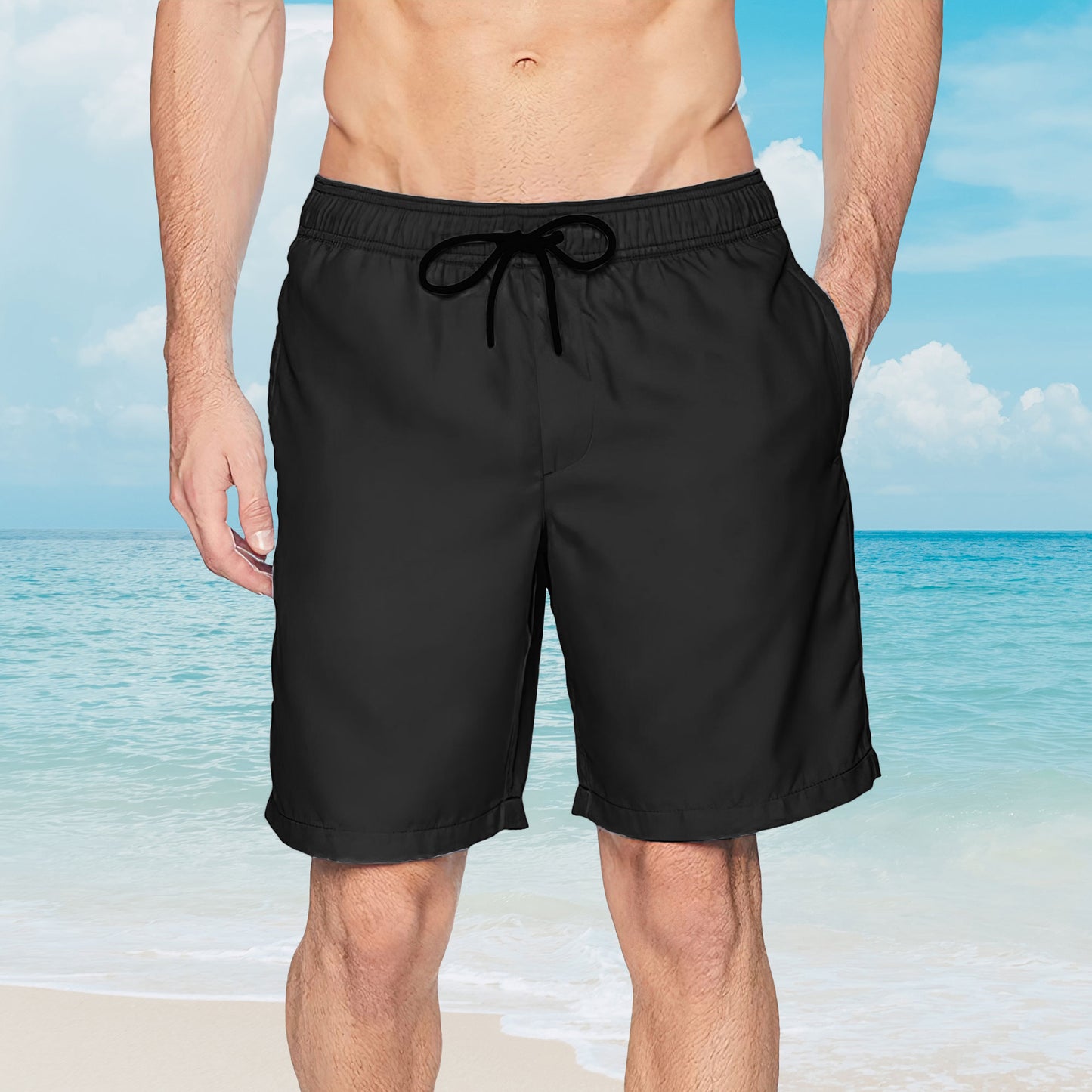 This A$$ Belongs To - Naughty Gifts For Husband - Personalized Men's Beach Shorts