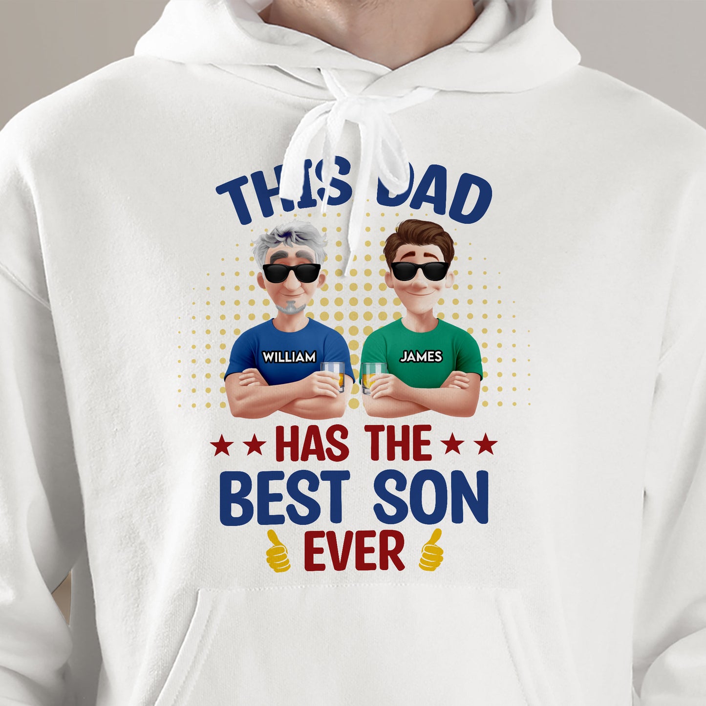 This Dad Has The Best Kids Ever - Personalized Shirt