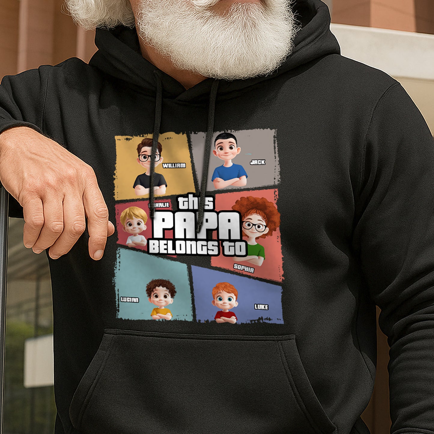 This Grandpa Belongs To - Personalized Shirt