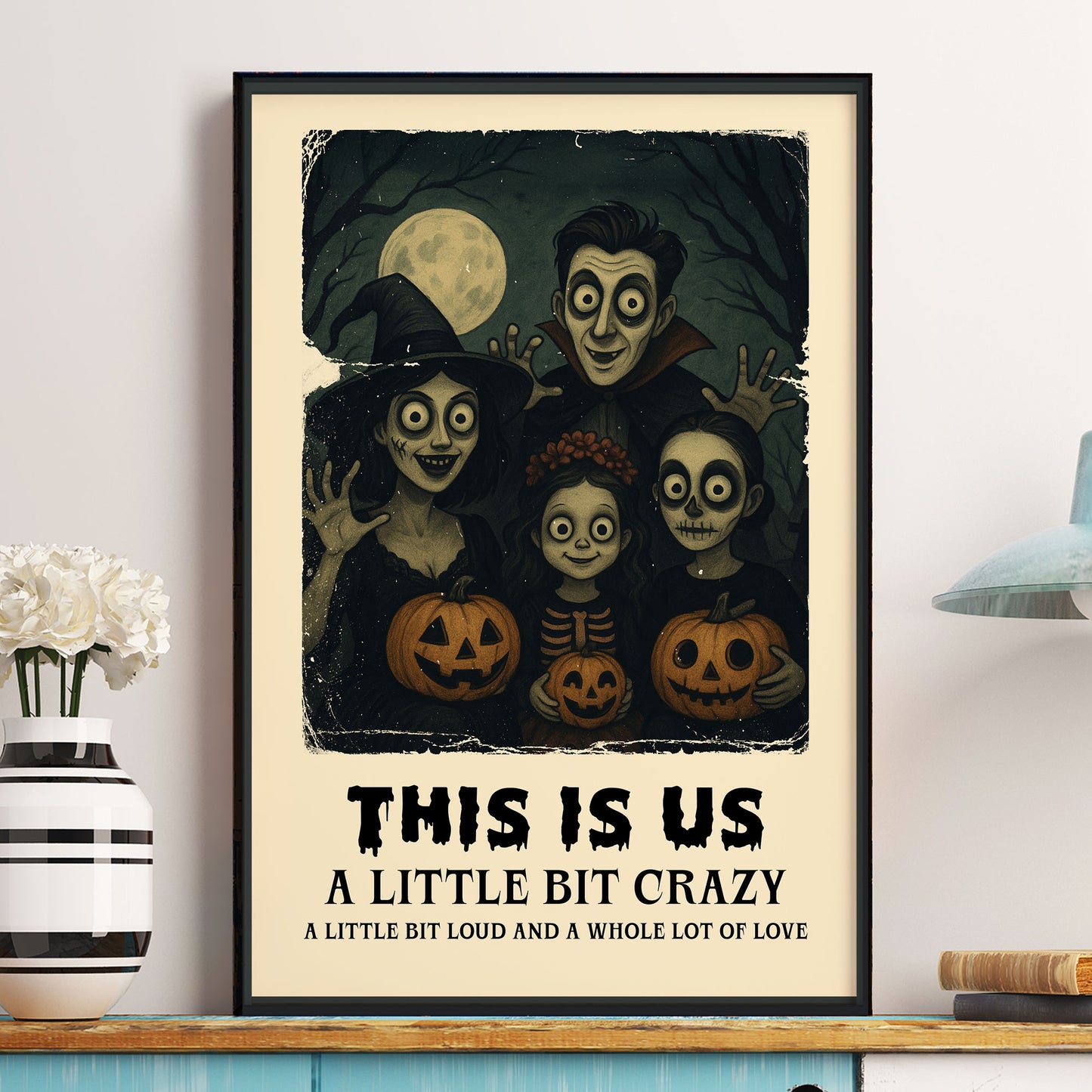 This Is Us A Little Bit Crazy - Personalized Photo Poster