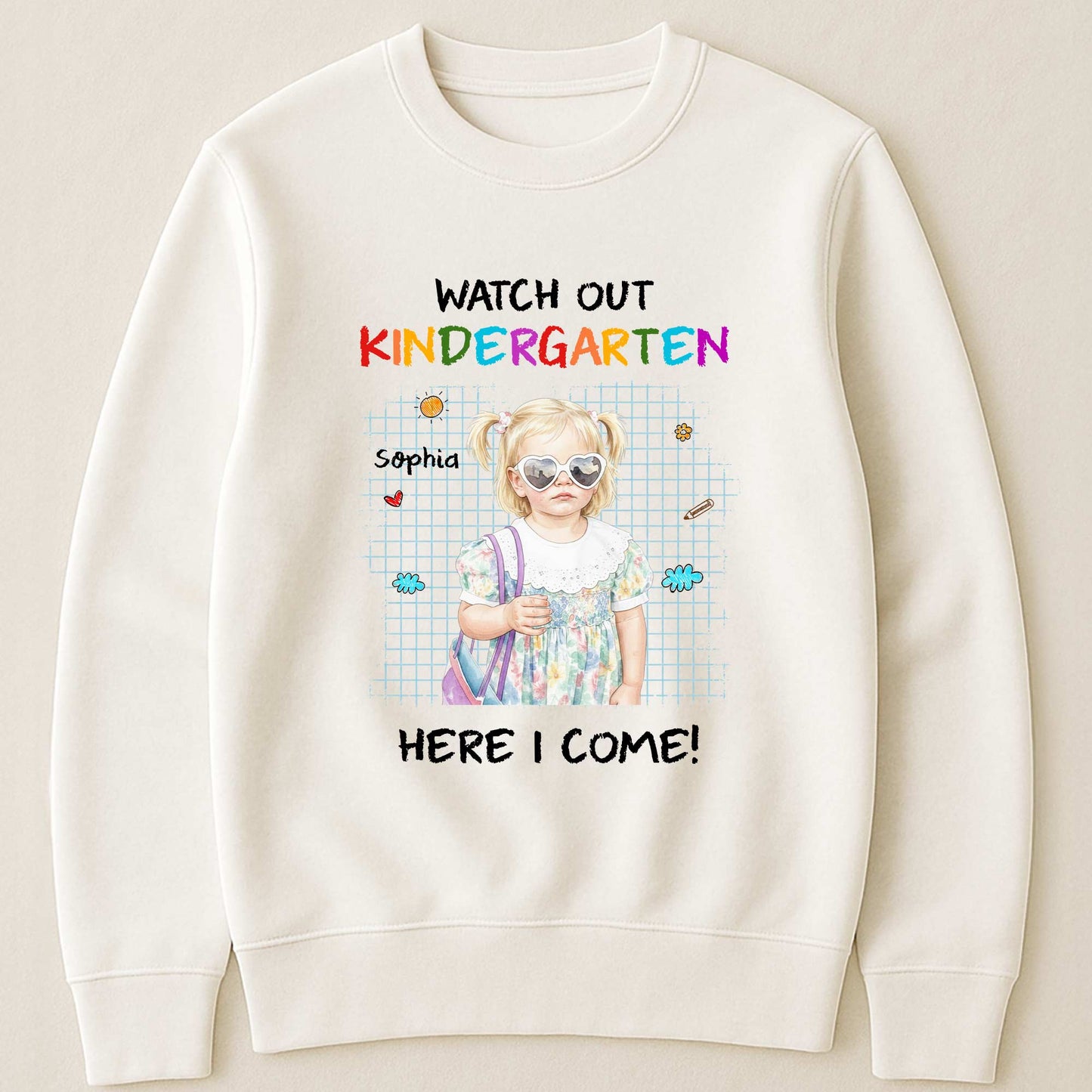 Watch-Out-School-Here-I-Come-Watercolor-Style-Personalized-Shirt-4