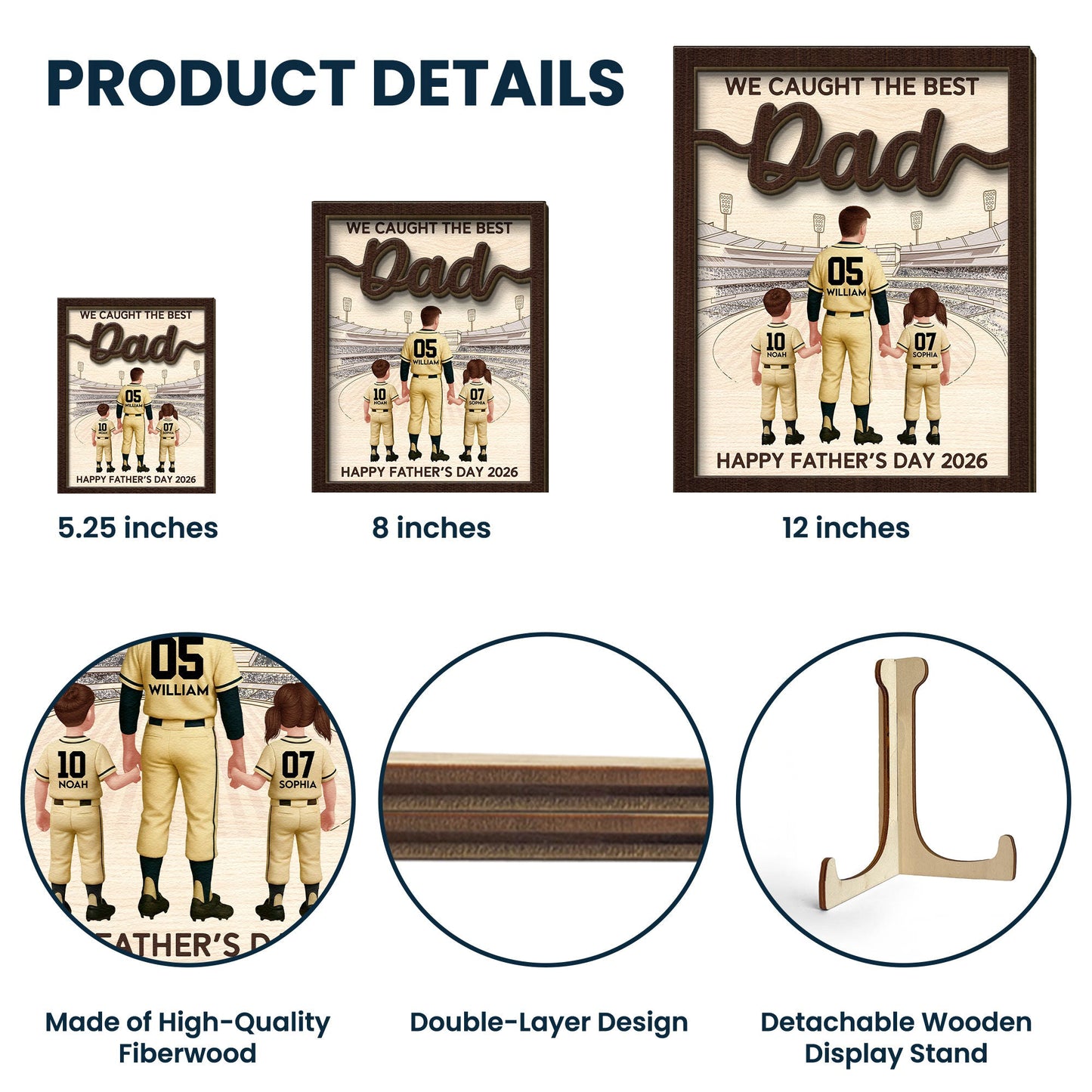 We_Caught_The_Best_Dad_Mom_Personalized_Wooden_Plaque_4