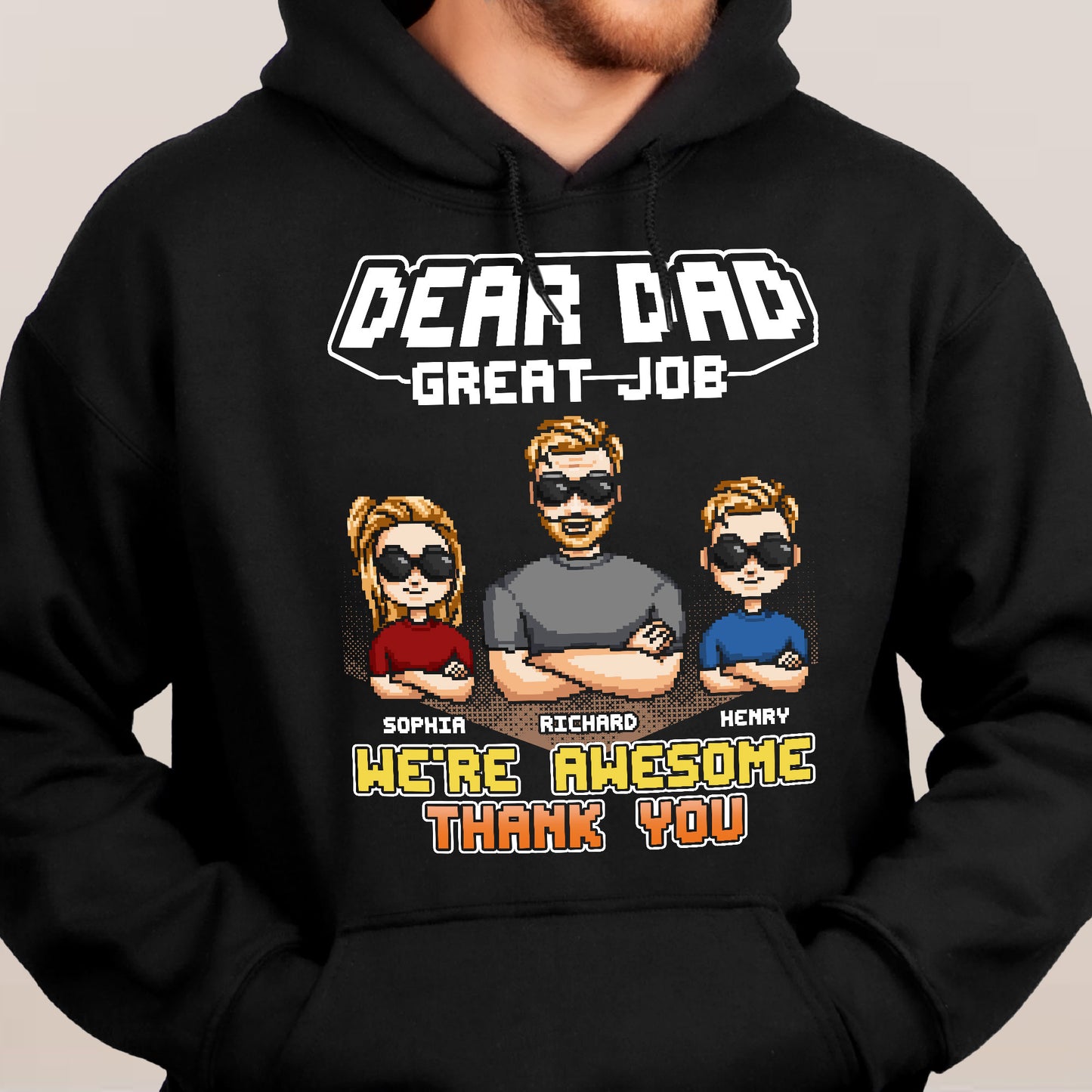 We're Awesome Dad - Personalized Shirt