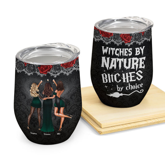Witches By Nature - Personalized Wine Tumbler