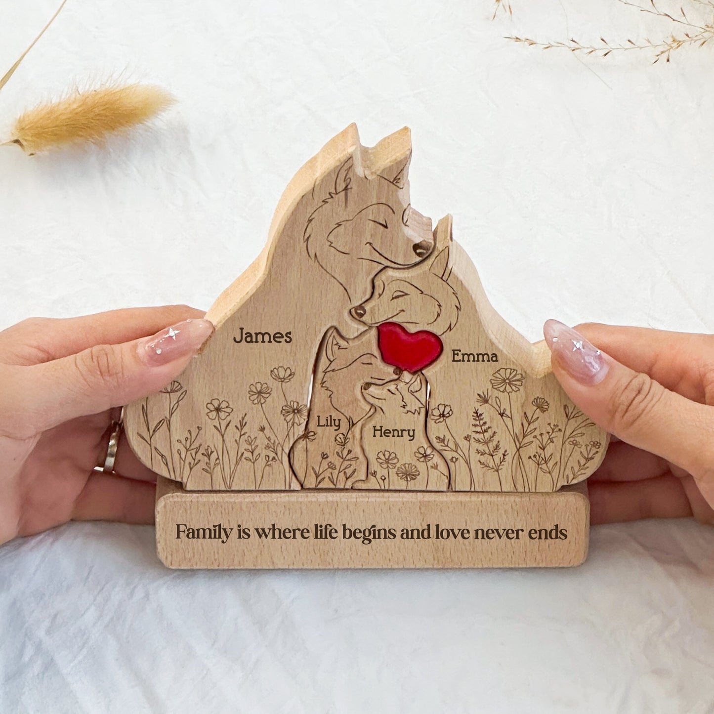 Wolf-Family-Floral-Mothers-Day-Gift-For-Mum-Mom-Wife-Personalized-Wooden-Wolf-Family-Puzzle-4