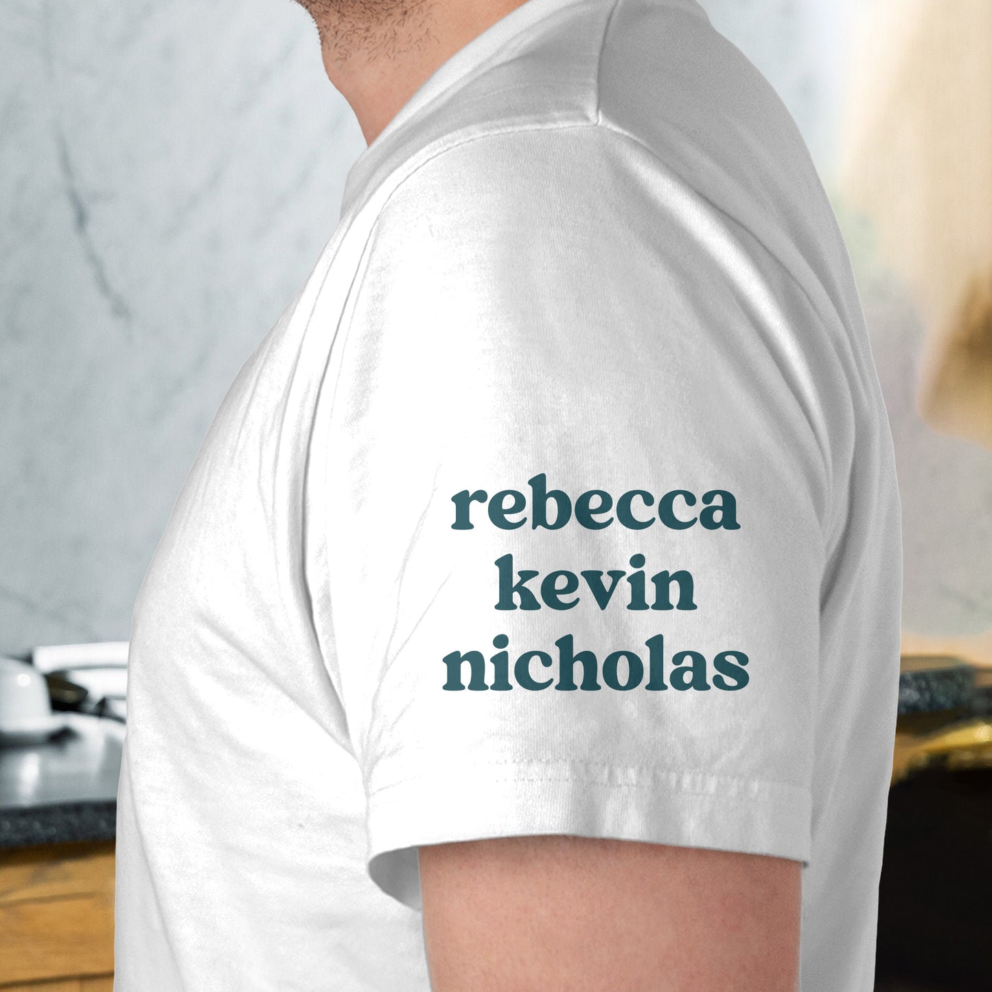 World’s Best Dad Retro 70s Vintage Father’s Day Gift With Kids’ Names - Up To 12 Names - Personalized Shirt