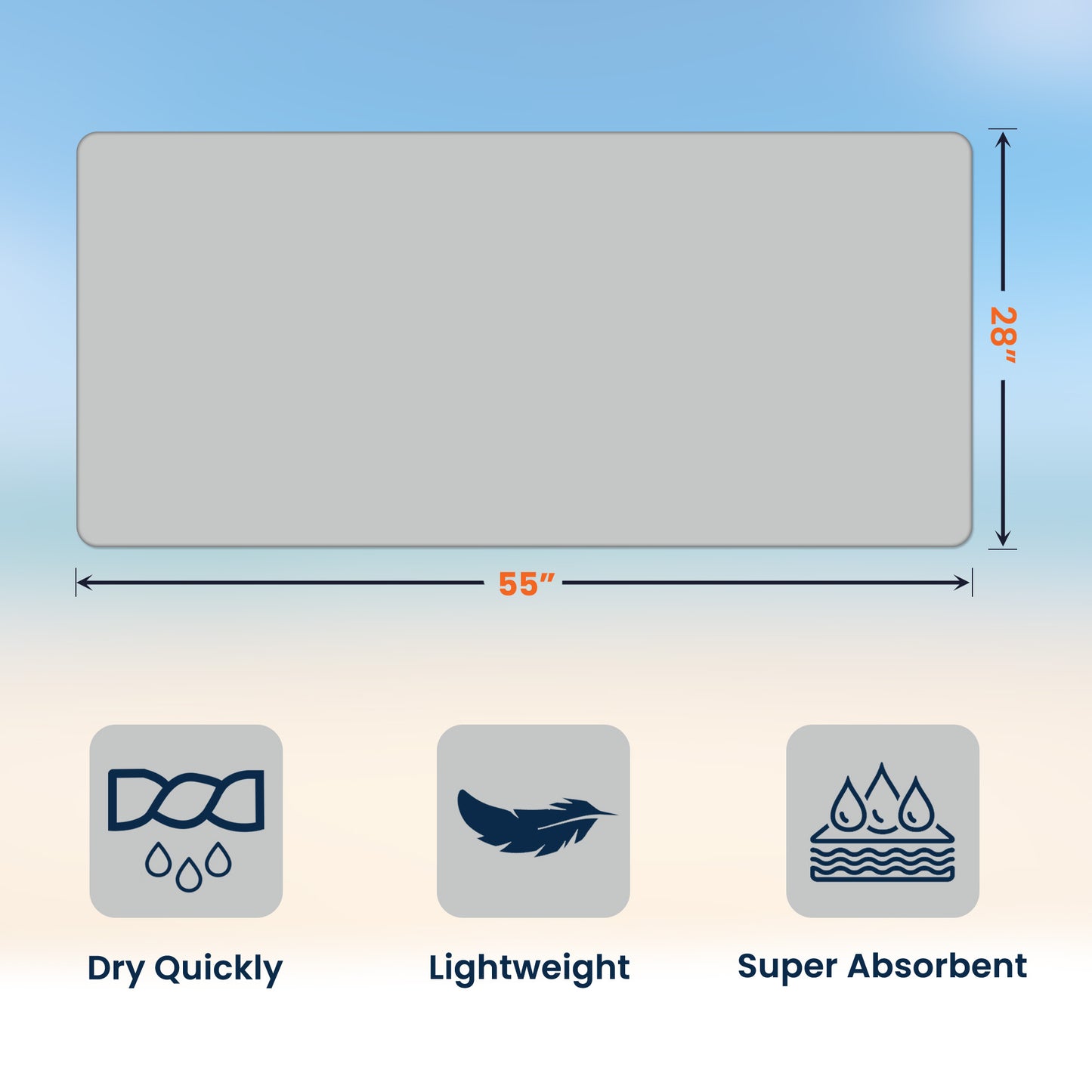 You And Me We Got This - Personalized Quick-Dry Beach Towel