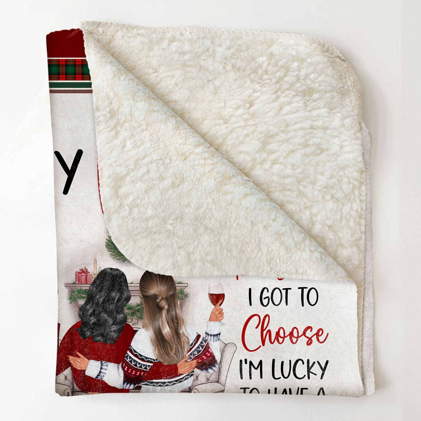 You Are The Sister I Got To Choose Friendship - Personalized Blanket
