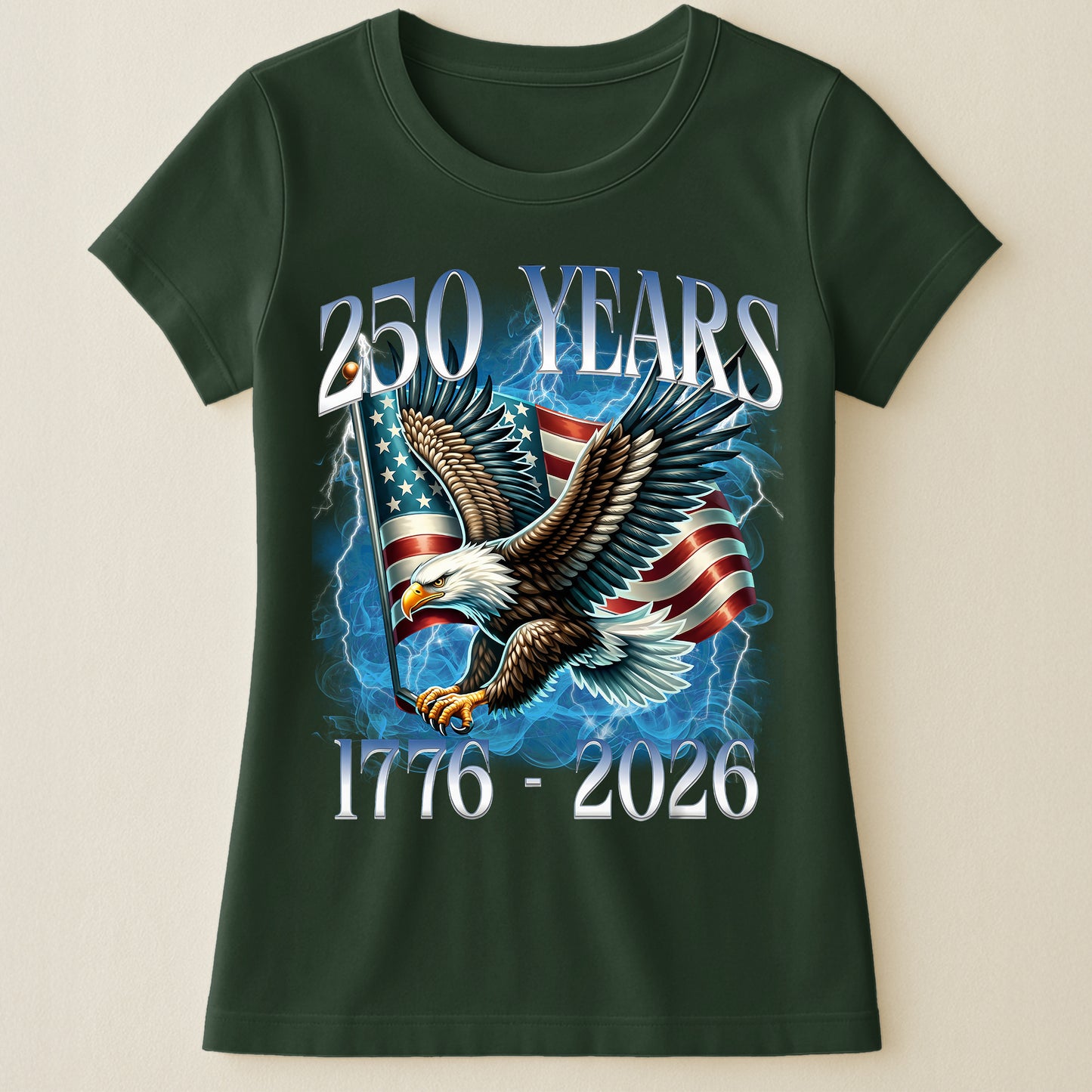 250 Years Eagle & Lightning - Shirt