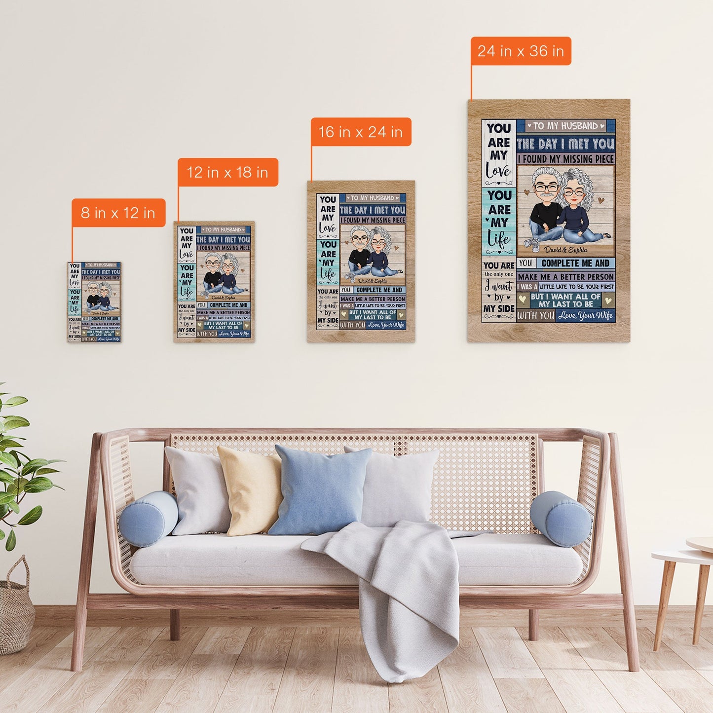 All Of My Last To Be With You - Personalized Poster/Wrapped Canvas - Christmas, Anniversary, Birthday Gift For Couples, Husband, Wife, Lovers, Anniversary, Engagement