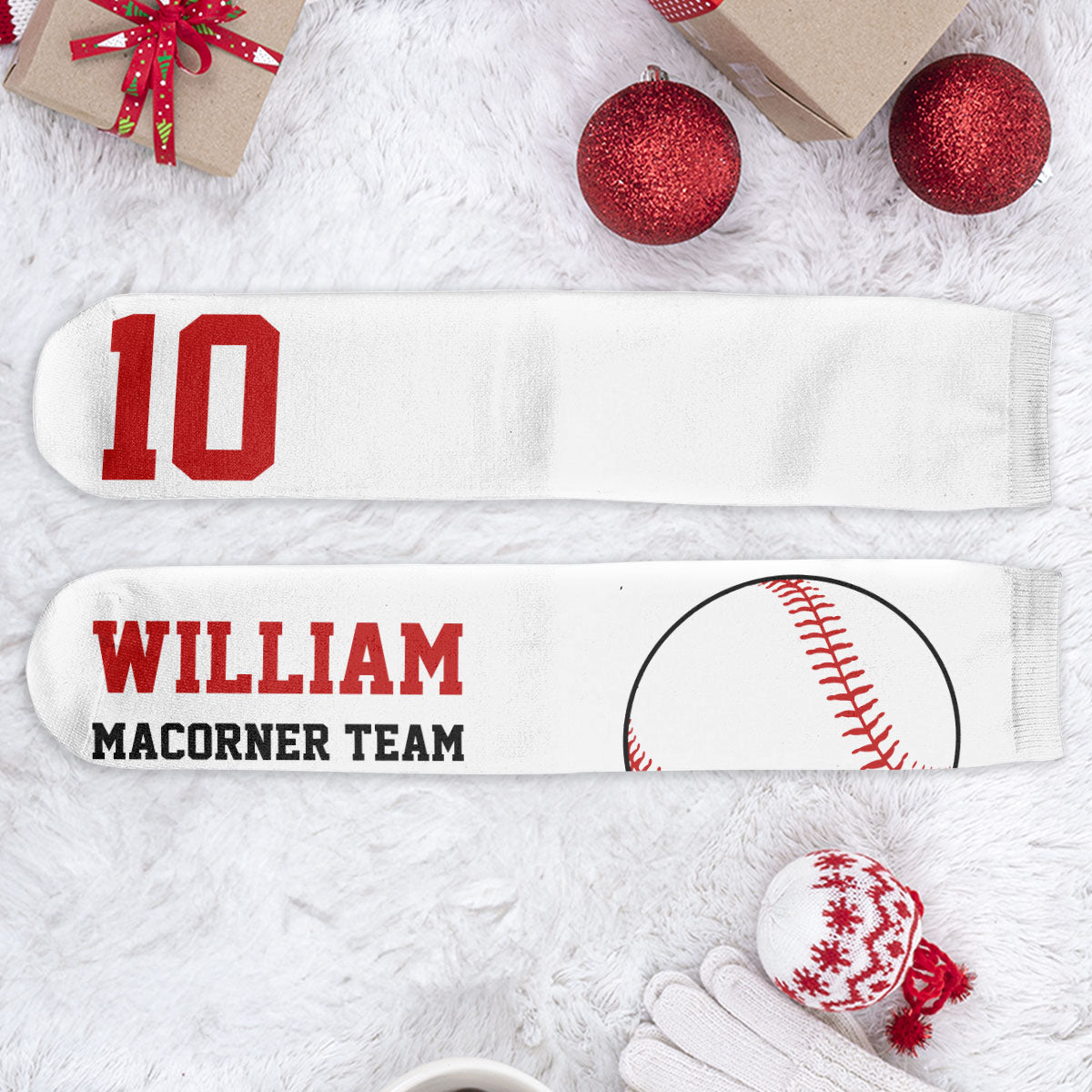 Baseball - Personalized Crew Socks