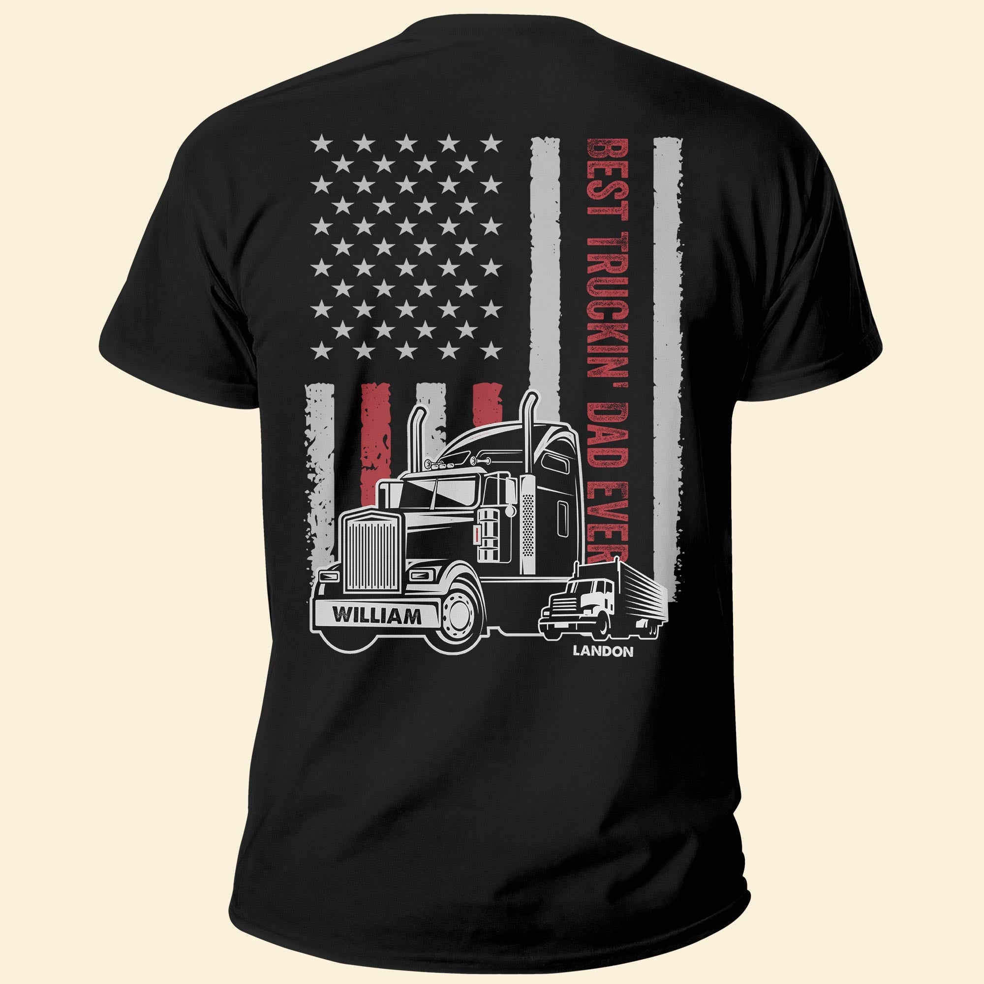 Best Truckin Dad Ever Trucker Shirt Funny Truck Driver Men - Truck Driver  Men Women Gifts - Mug