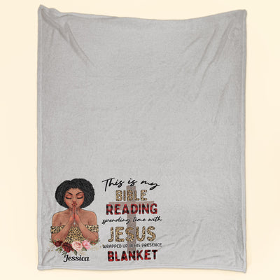 Bible Reading Blanket - Personalized Blanket