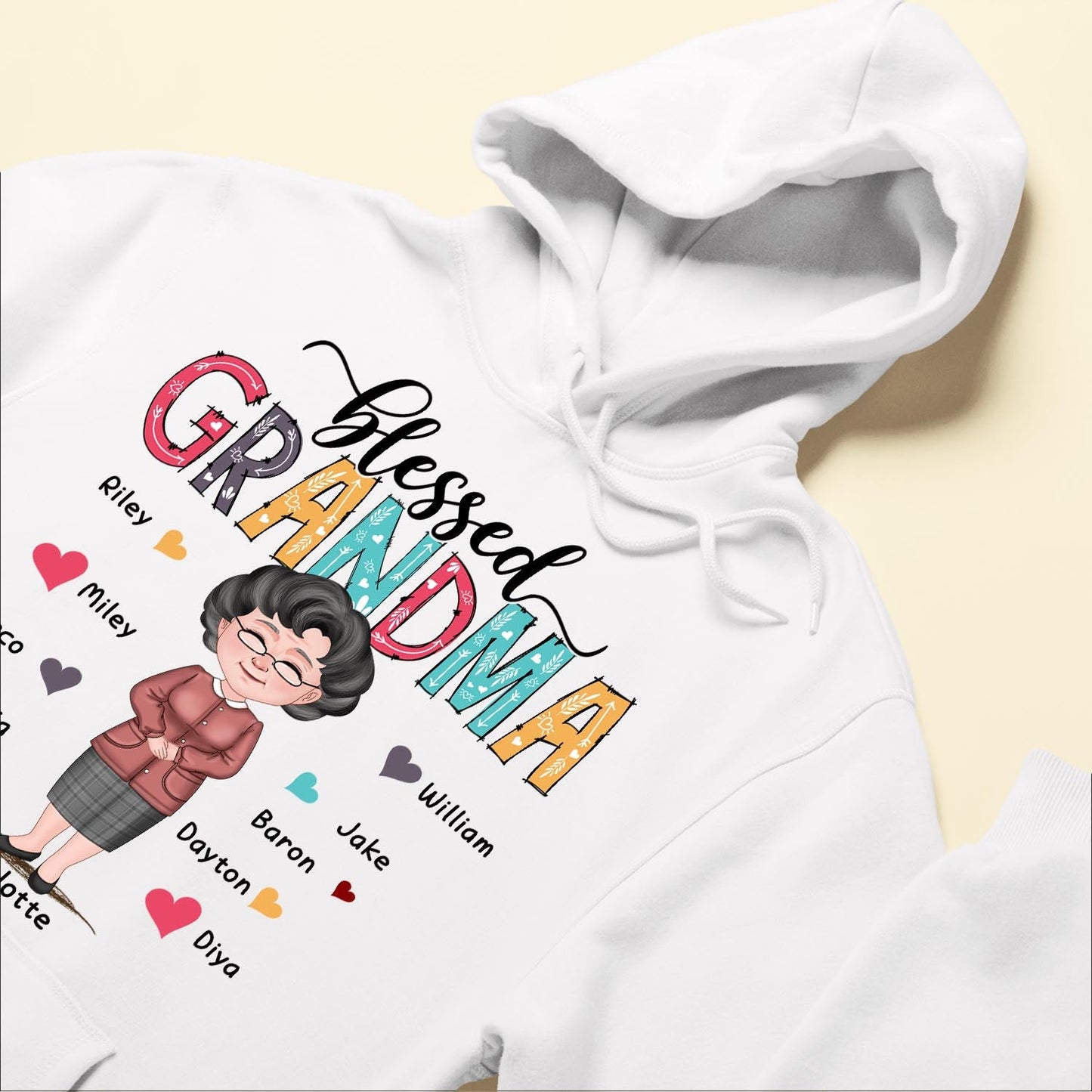 Blessed Grandma - Personalized Shirt - Birthday, Mother's DayGift For Mom, Mother, Grandma, Nana, Mimi