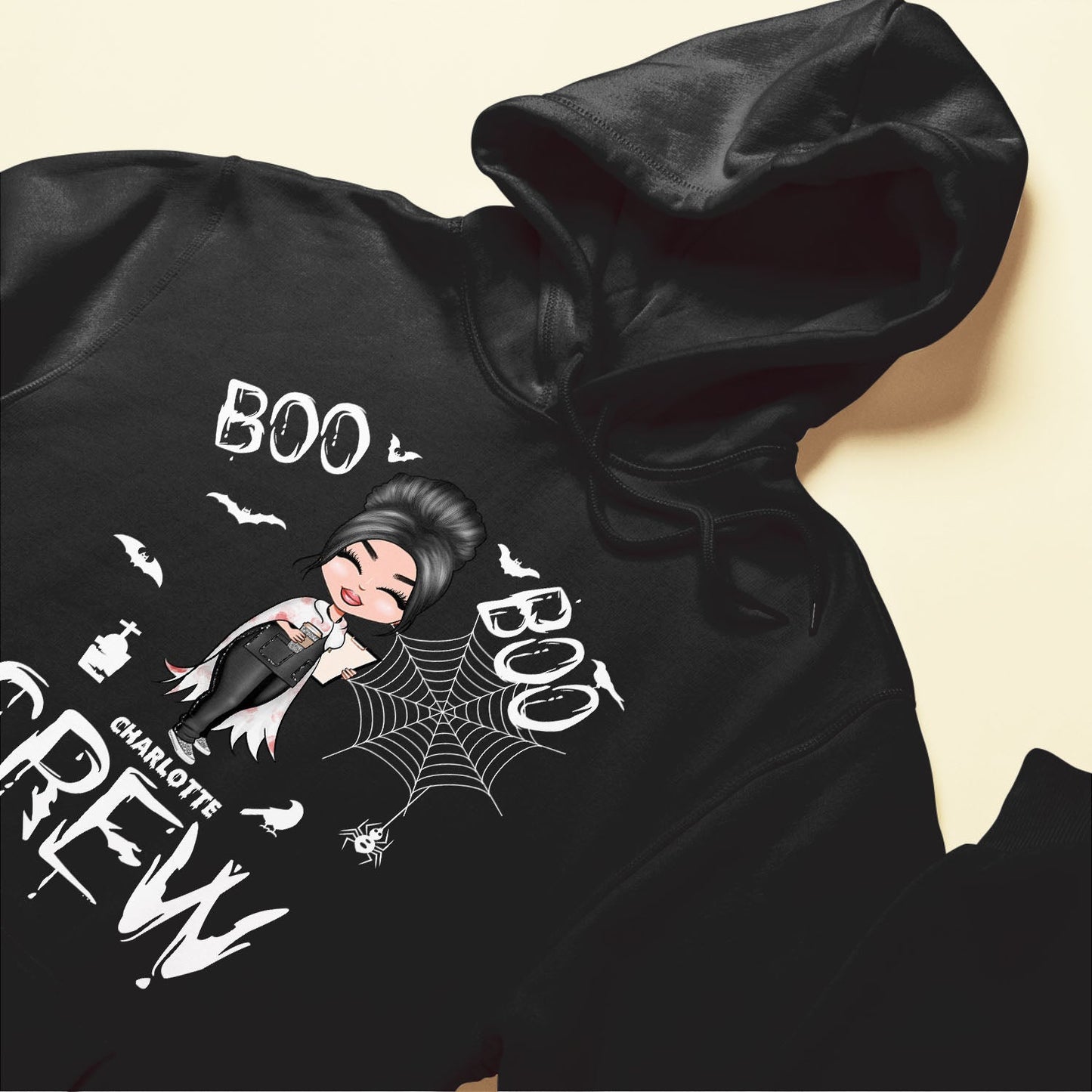 Boo Boo Crew - Personalized Shirt - Halloween Gift For Doctor & Nurse - Cartoon Nurse