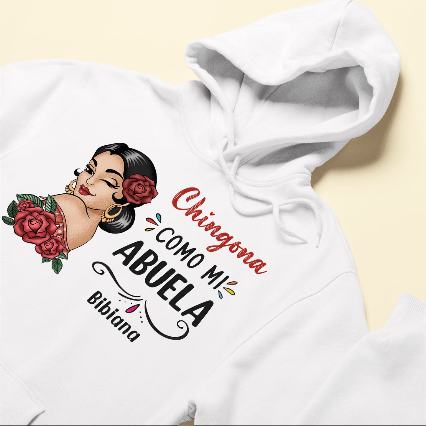 Chingona Como Mi Abuela - Personalized Shirt - Hispanic Heritage Month Gift For Abuela
