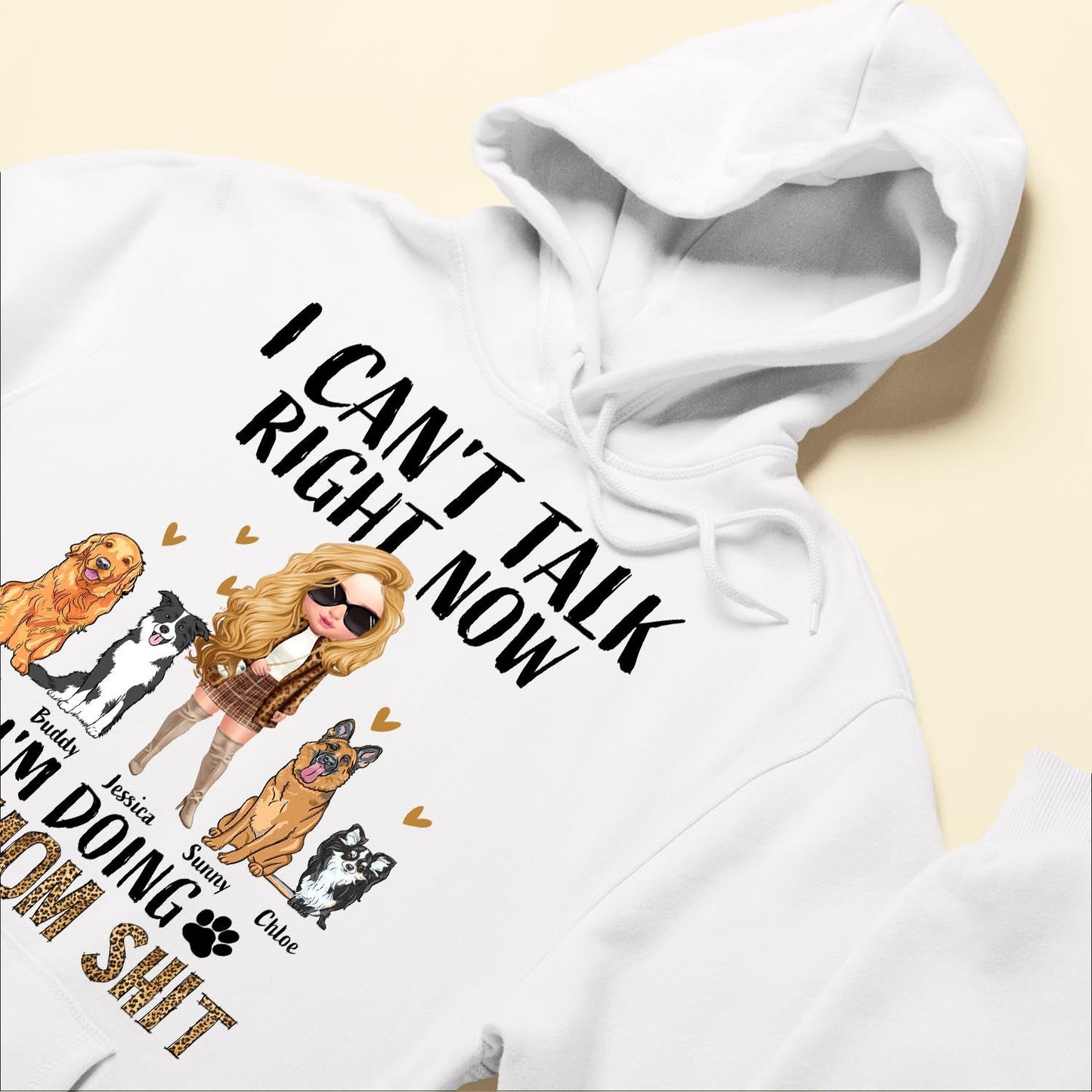 Doing Dog Mom Shit - Personalized Shirt - Birthday Gift For Her, Girl, Woman, Dog Mom, Dog Lover