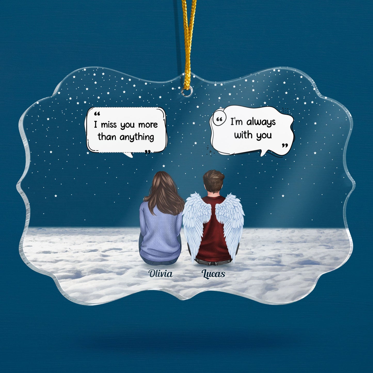 Family Memorial - Personalized Memorial Ornament