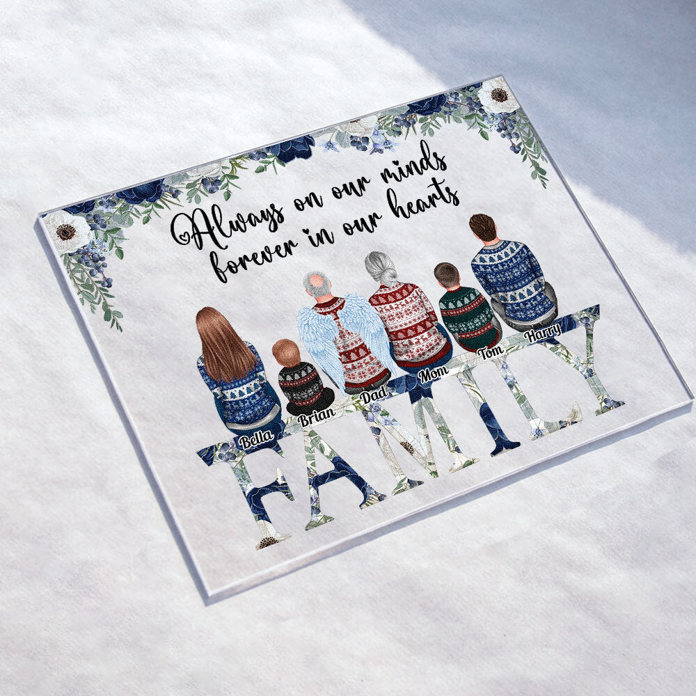 Forever In Our Hearts - Personalized Acrylic Plaque