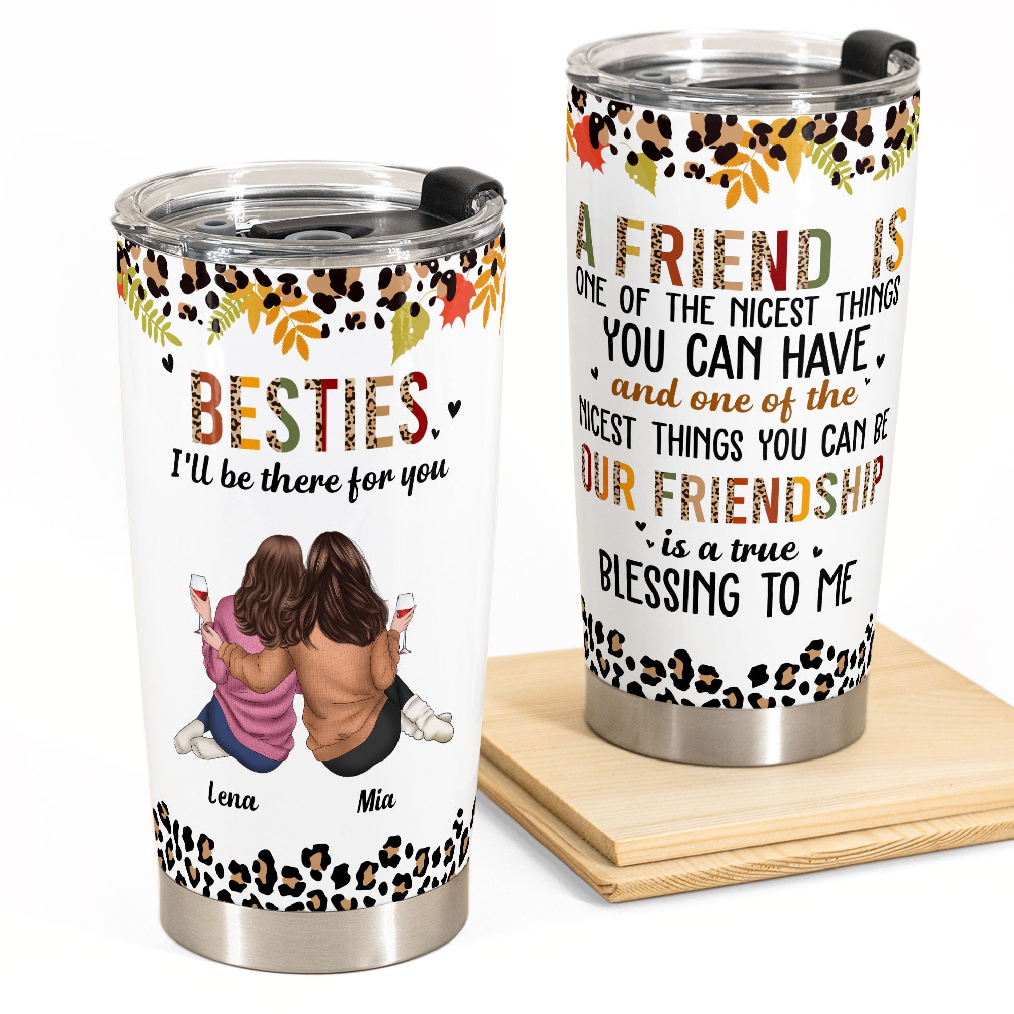 Best Friends Forever - Personalized Tumbler Cup - Gift For Friends - G –  Macorner