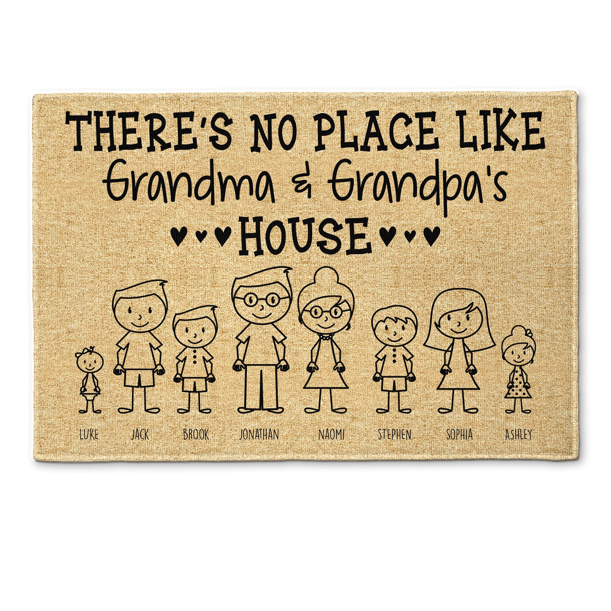 Grandma & Grandpa's House - Personalized Doormat – Macorner