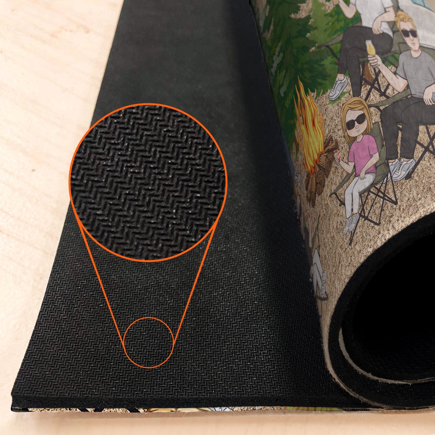 Home Is Where You Park It Ver 2 - Personalized Doormat - Camping Family