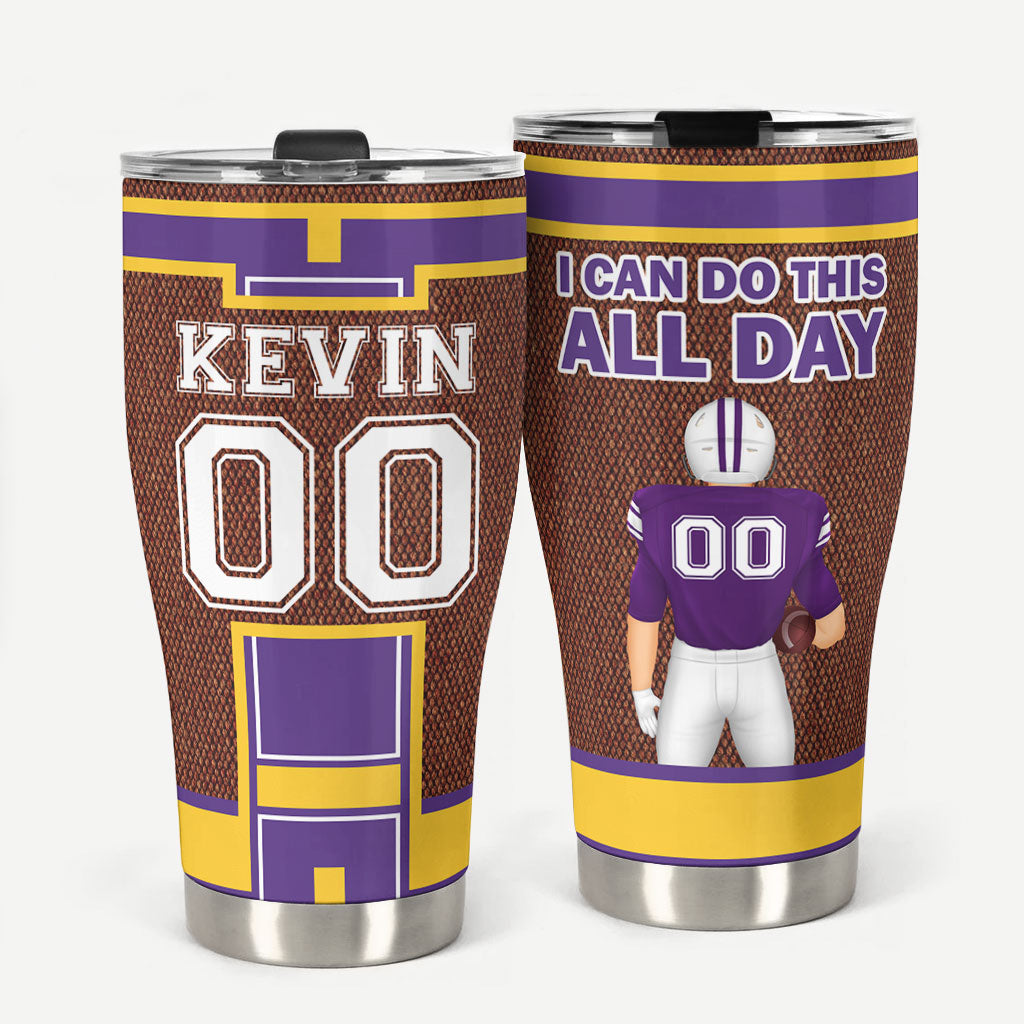 Custom Jersey Number 30 OZ Tumbler